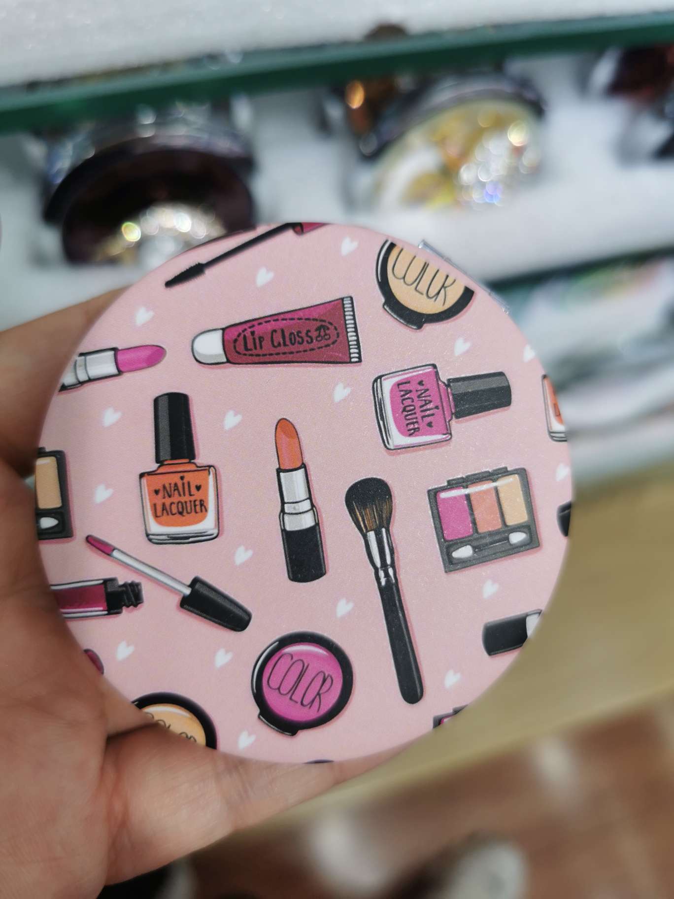 皮镜子白底实物图