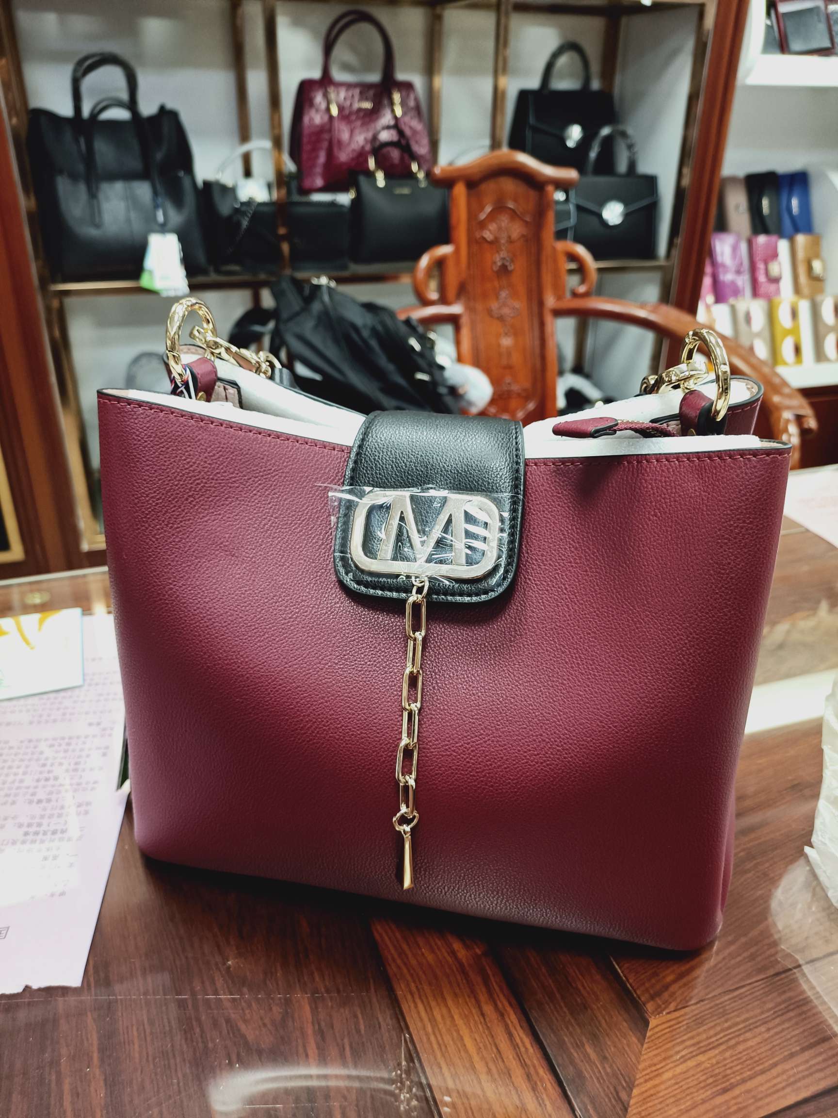 British Paul genuine leather women's bag P661047-3A undefined