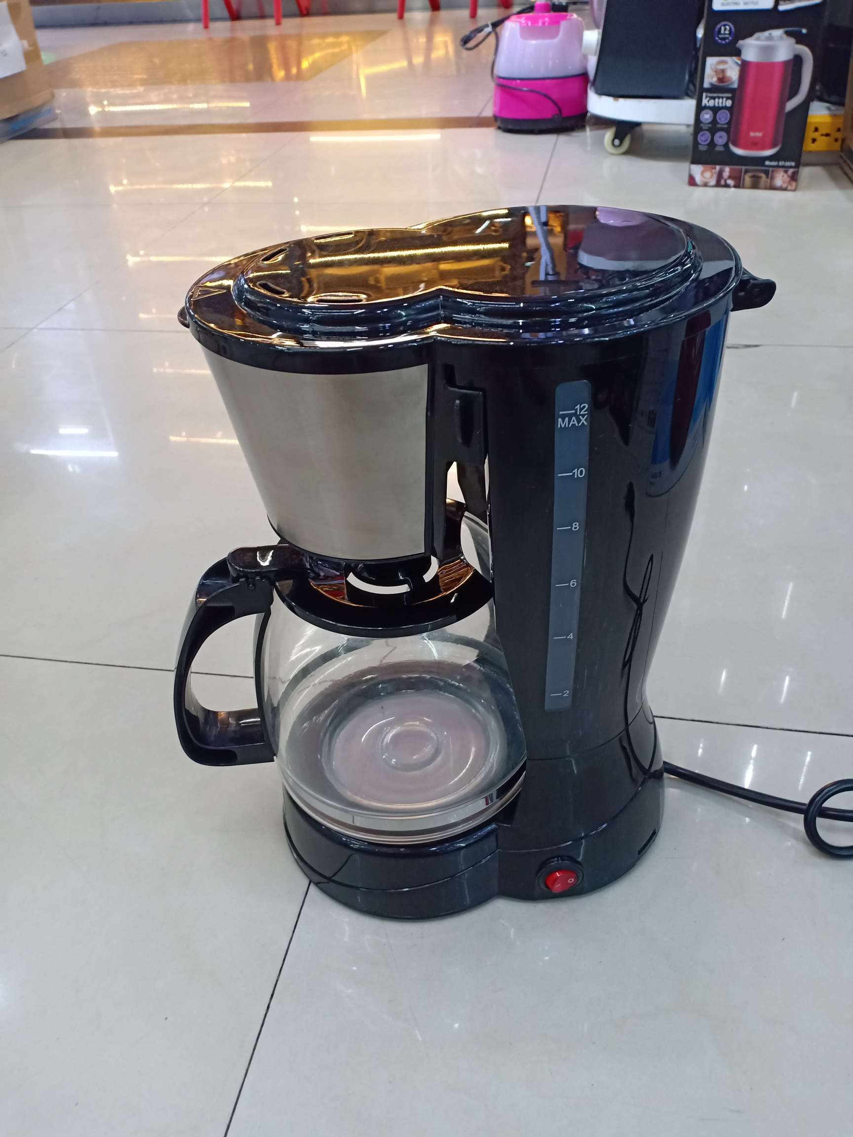 Foreign trade export household and commercial dual-purpose drip coffee machine, mini portable coffee machine, Italian coffee machine