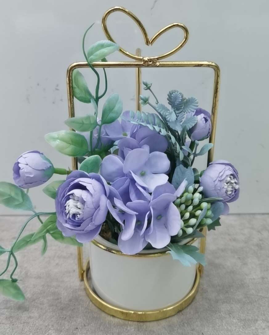 Hanlv Handicrafts, creative artificial flowers, potted plants, bonsai, home decoration items, coffee tables, gifts for giving, Valentine's Day gifts wholesale Item Picture