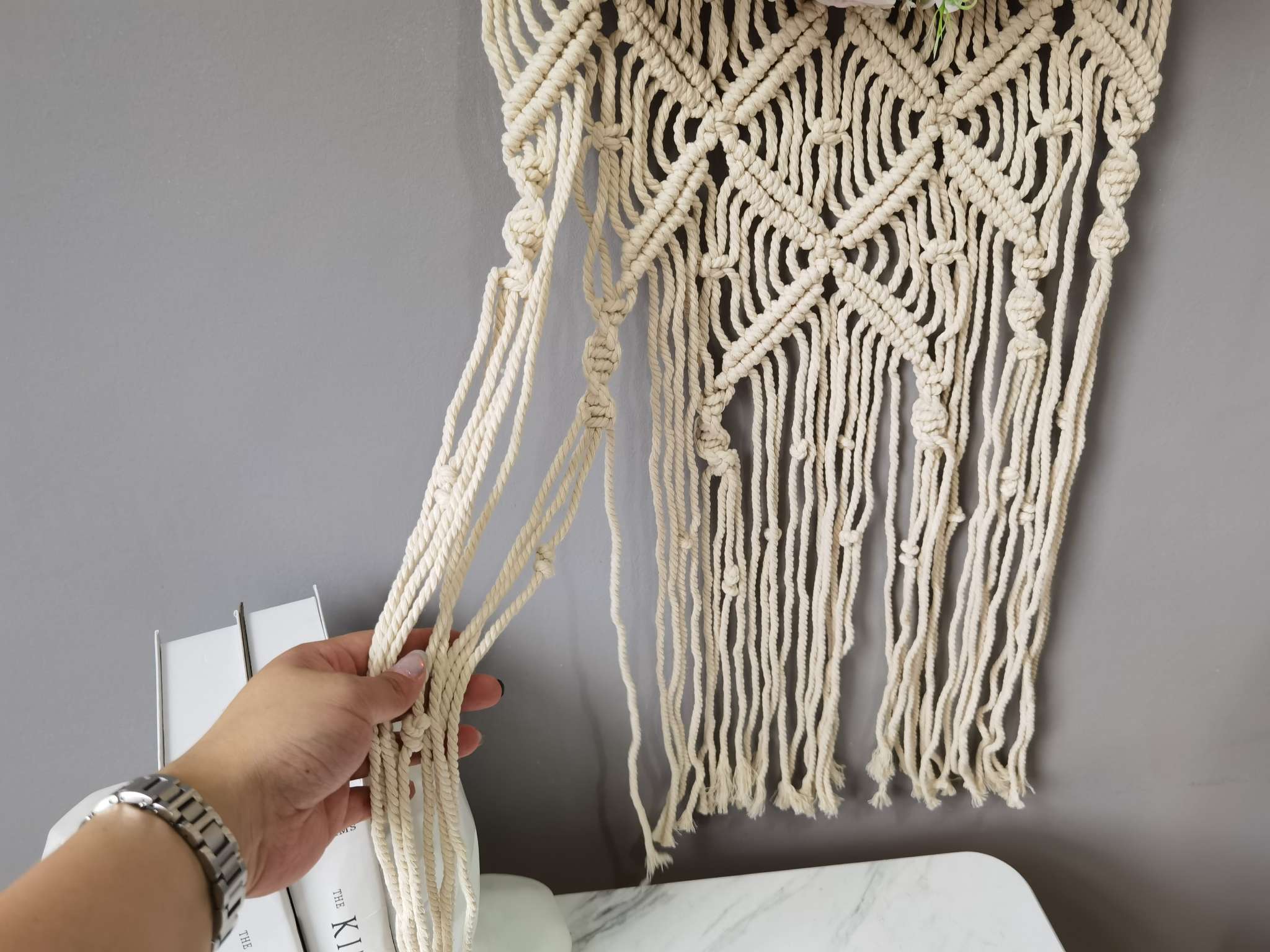 Creative simulation flower tassel wall decoration pendants undefined