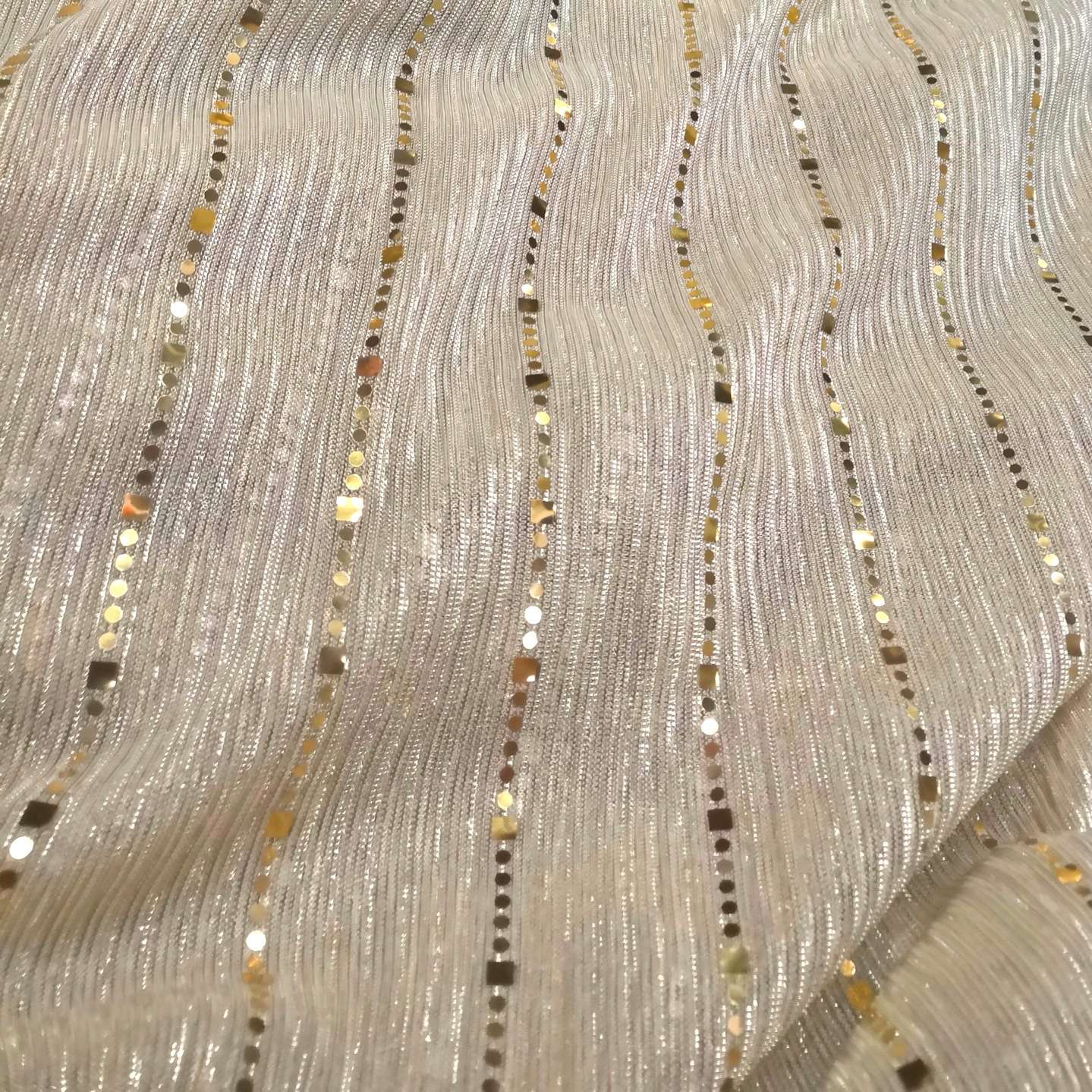 Slideshow Silk Crepe Long Strip Strip Strip Strip Strip Square Round Strip Strip Strip Strip Strip Strip Strip Strip Strip Strip Strip Cloth Spacing 4Cm Clothing Skirt Fabric Specification drawing