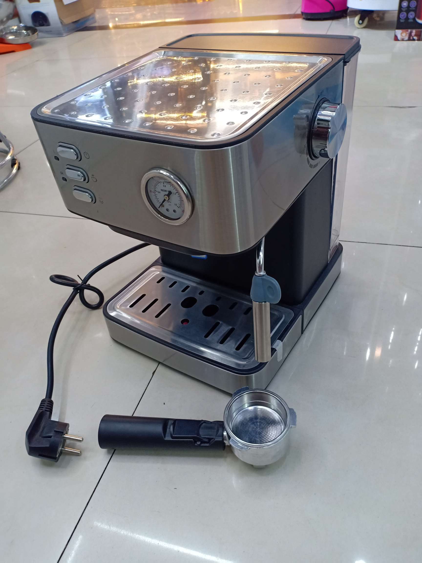 Foreign trade export coffee machines, Italian coffee machines, espresso brewing machines, steam milk brewing coffee machines Item Picture