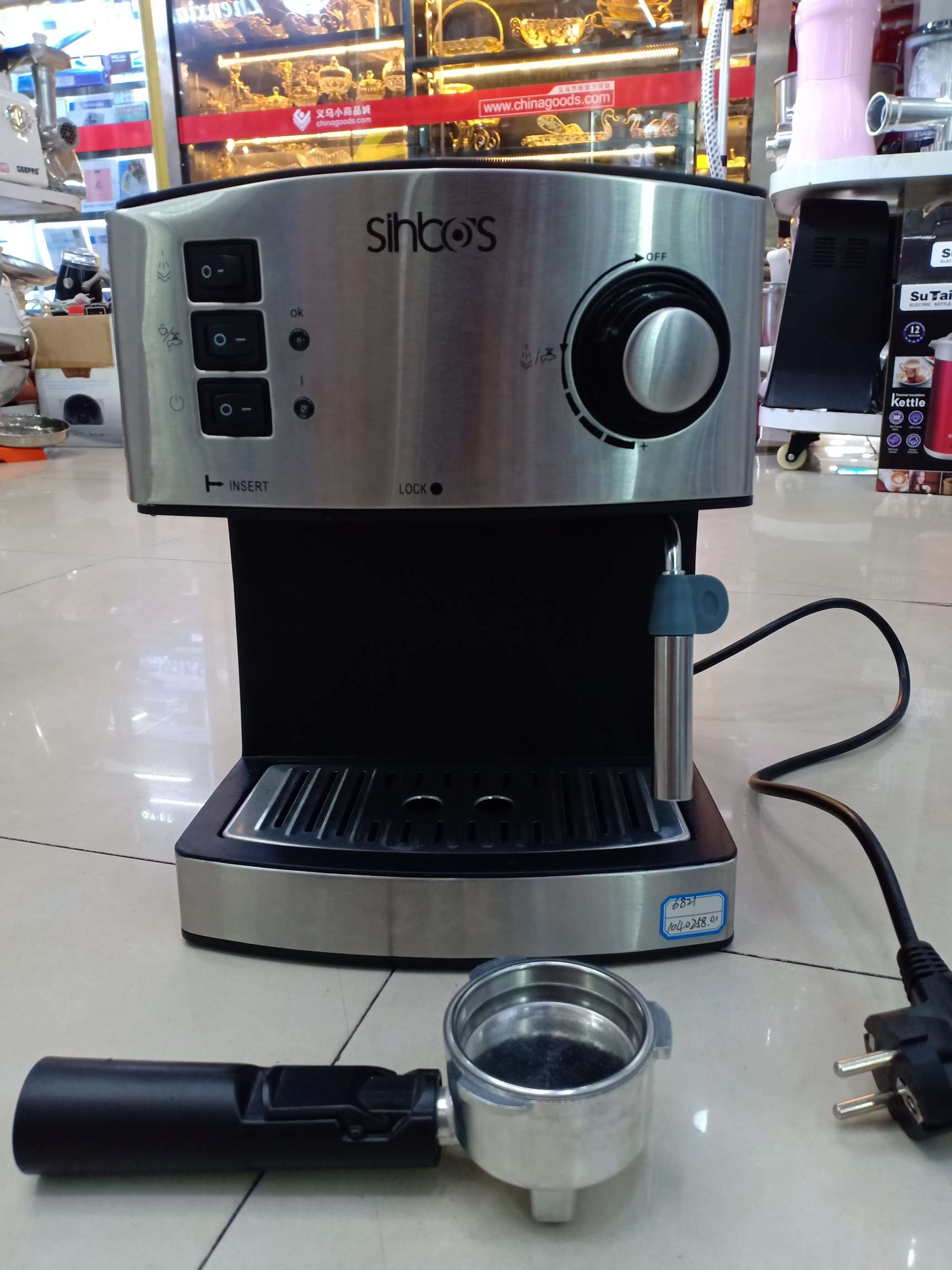 Foreign trade export coffee machines, home and commercial dual-purpose coffee machines, espresso machines, milk and foam coffee machines Specification image