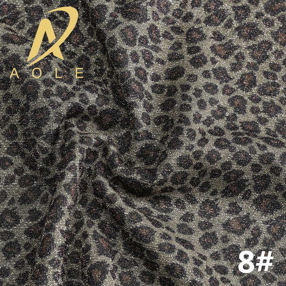 Leopard Print Thread Cloth Gold Thread Cloth Headdress Muslim Headscarf Women's Skirt Fabric Application Scenario