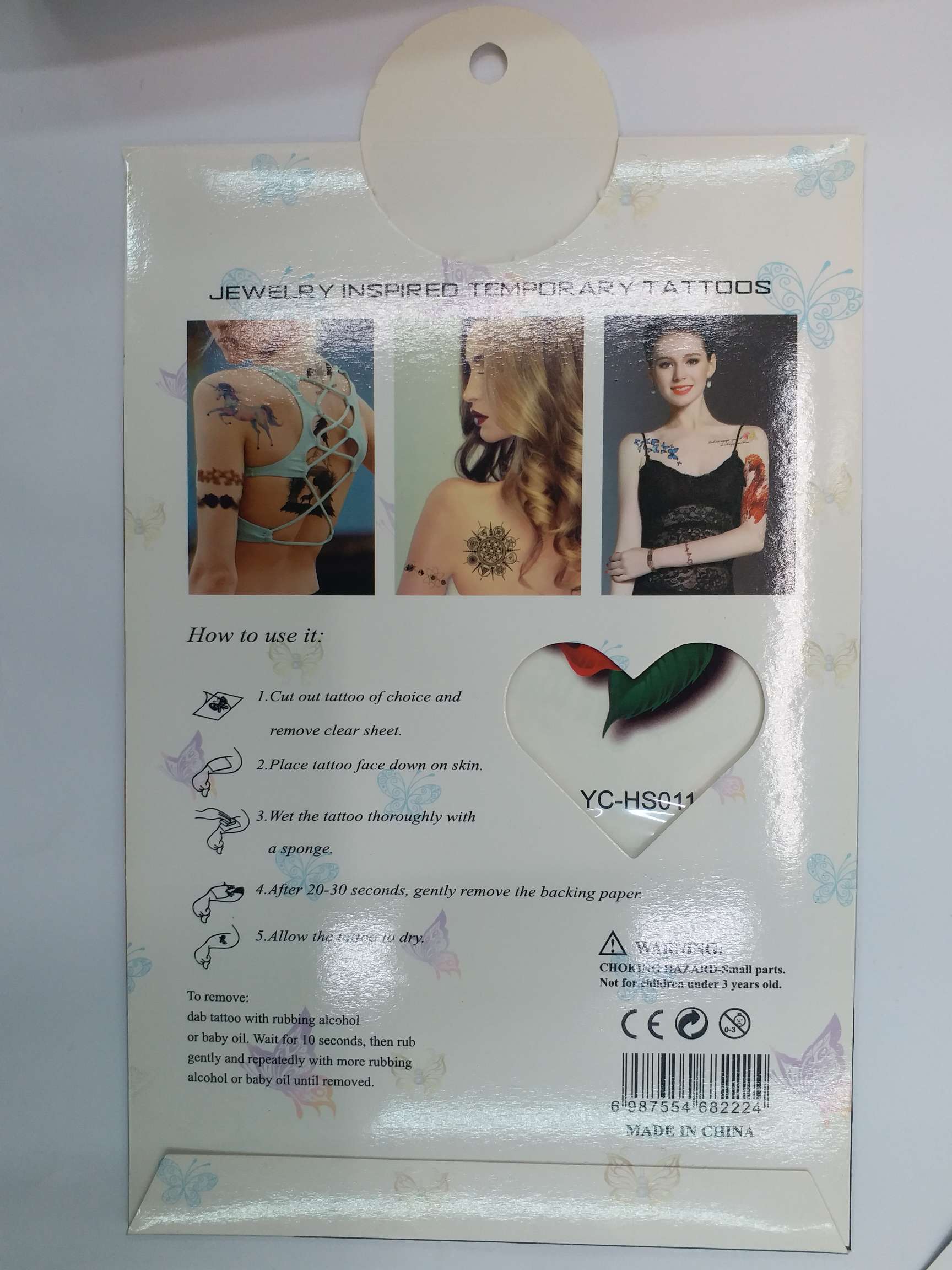 Manufacturers direct to sample custom tattoo paper card set