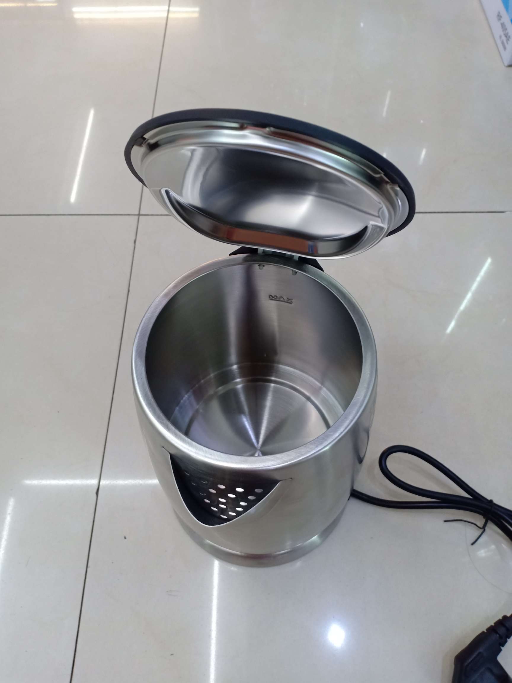 Wholesale of electric kettles for foreign trade export, large-capacity boiling kettles, 304 stainless steel electric kettles, automatic power-off electric kettles from manufacturers details Picture