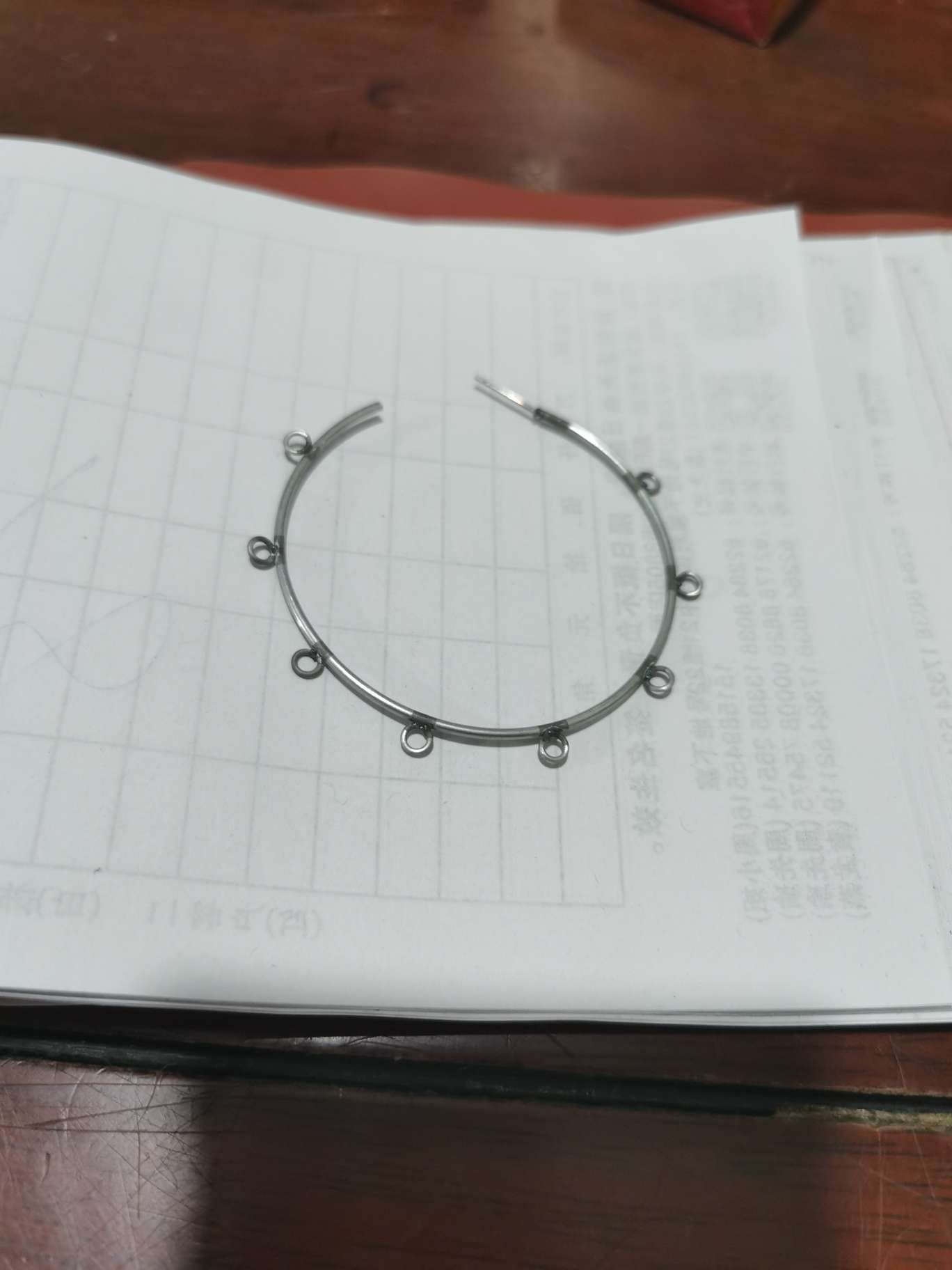 Welding circle earrings thumbnail