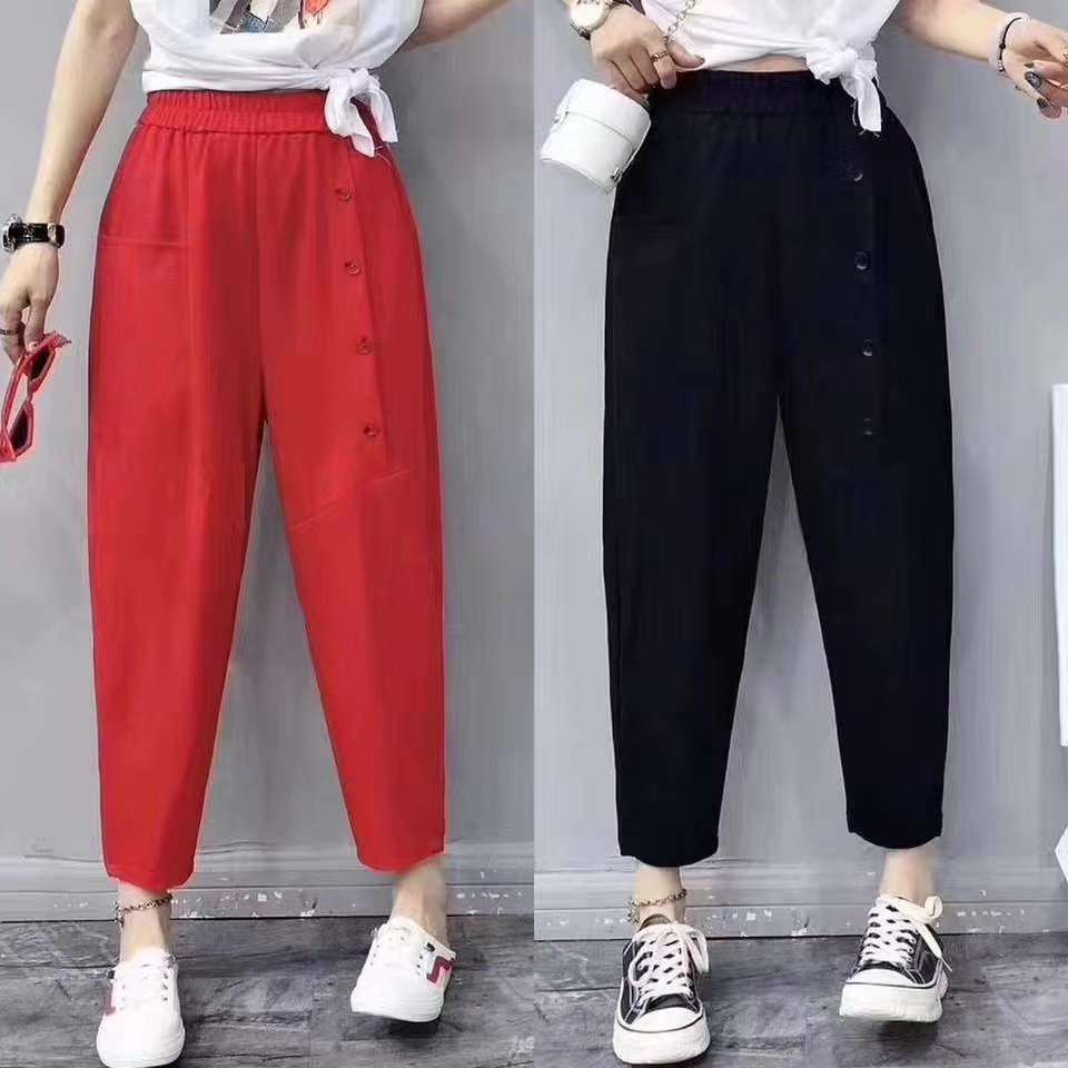 Autumn 4-button dad pants