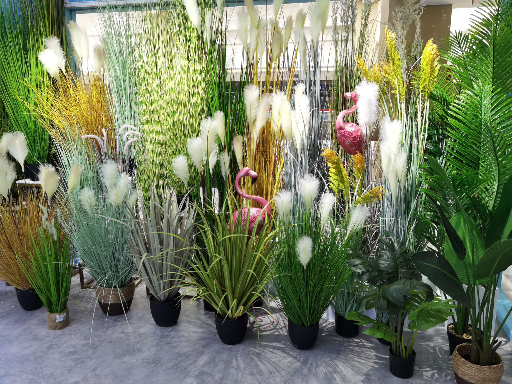 Simulated reeds, onion grass potted plants, bonsai, home decoration ornaments, window display decoration props, visual merchandising, wedding decoration ornaments undefined