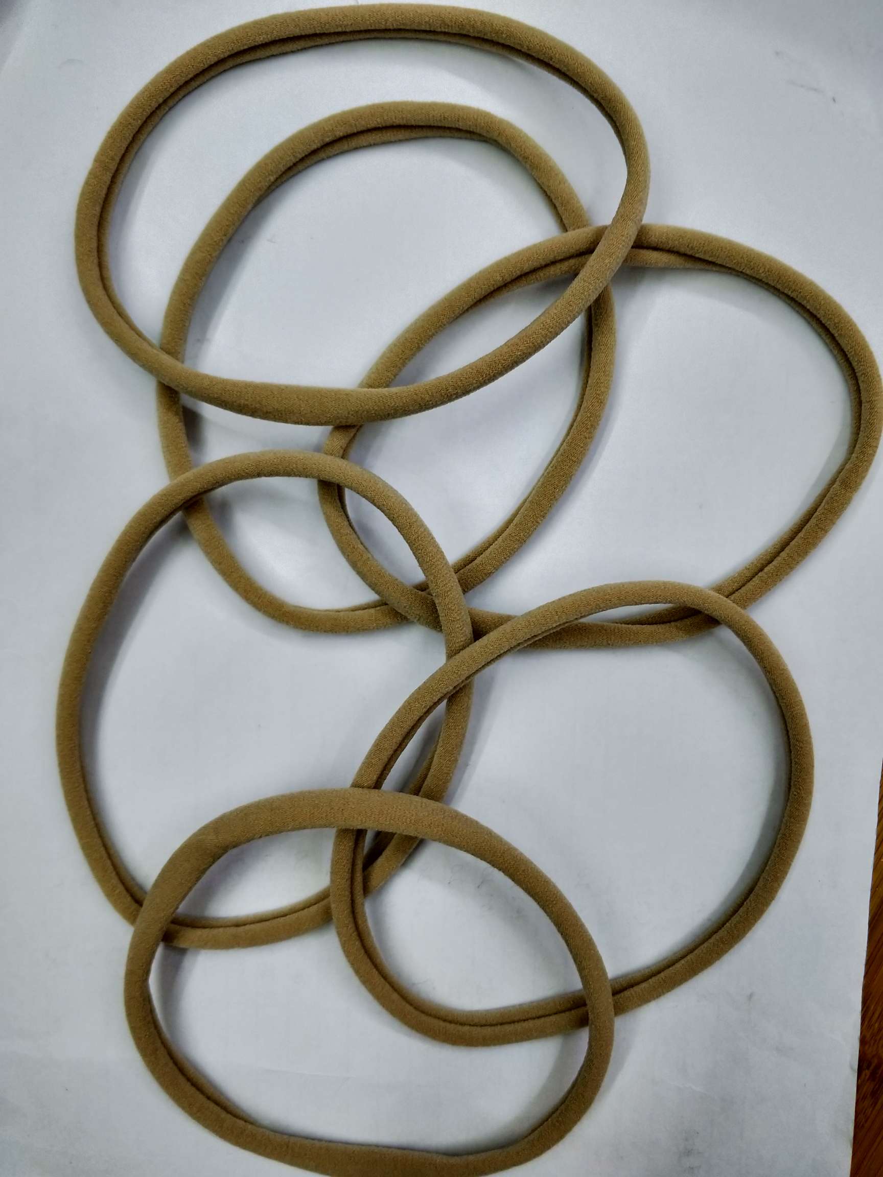 Loose nylon headband, daily life, girls' ponytail, small braid, hair tie, headwear, hair band, leather band