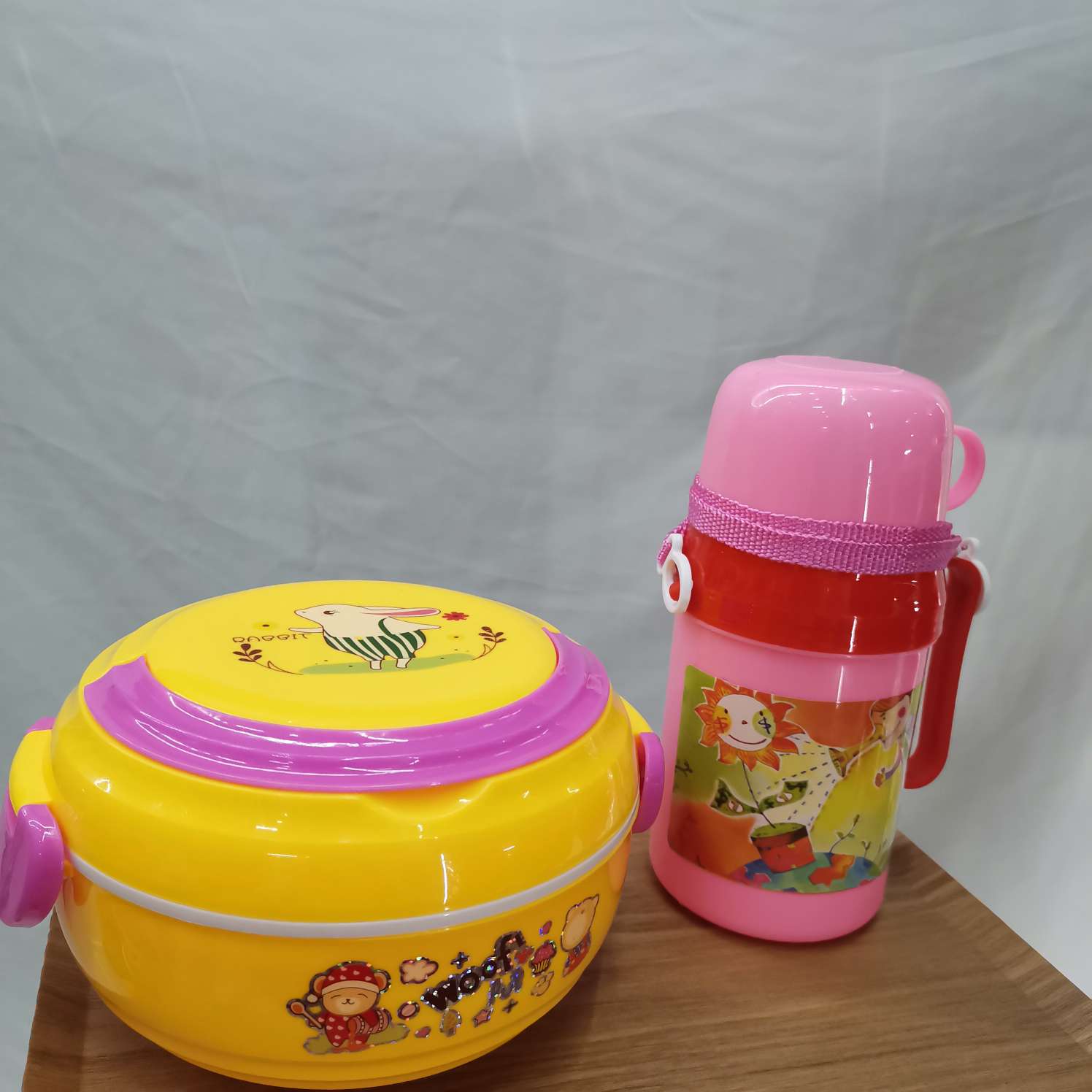 Double deck lunch box Red F5