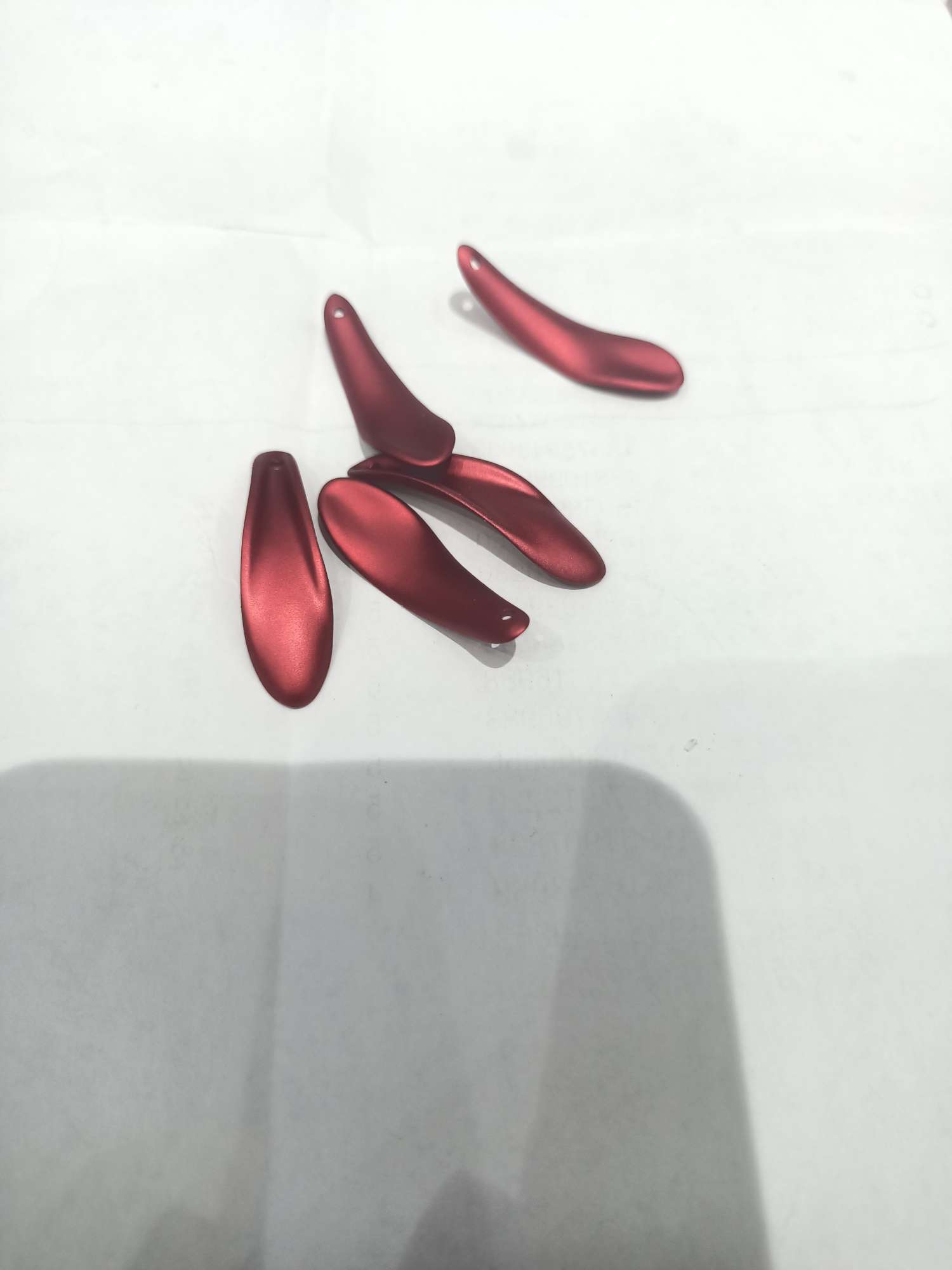 树叶喷漆饰品配件亚克力装饰配件