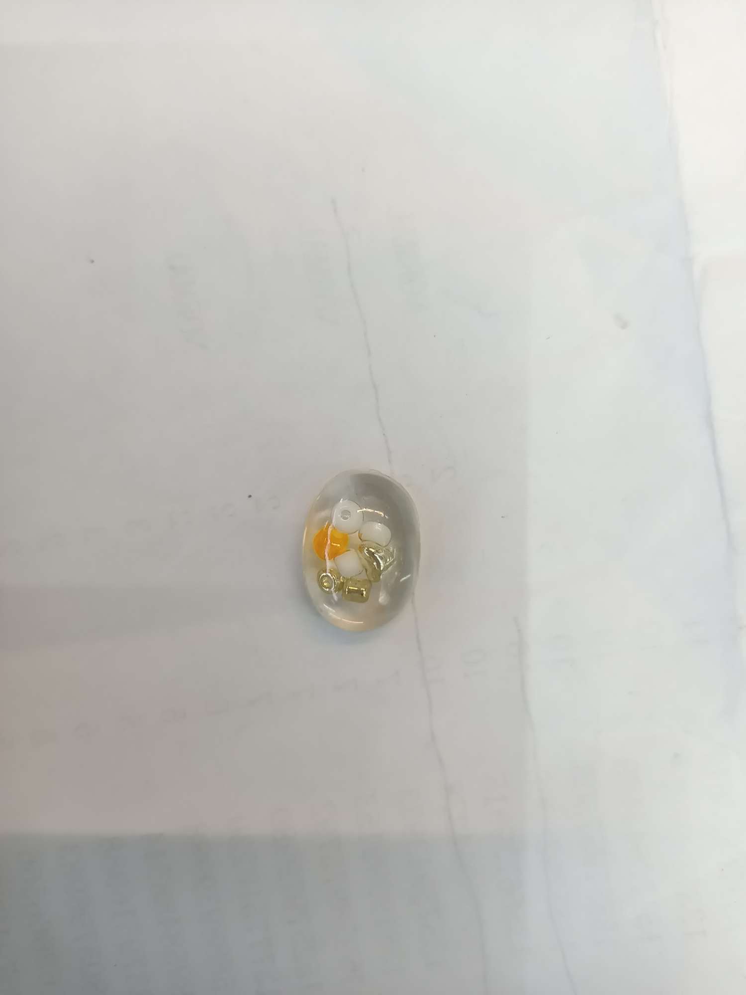 Oval Flat Bottom Plexiglass Bead Fittings details Picture