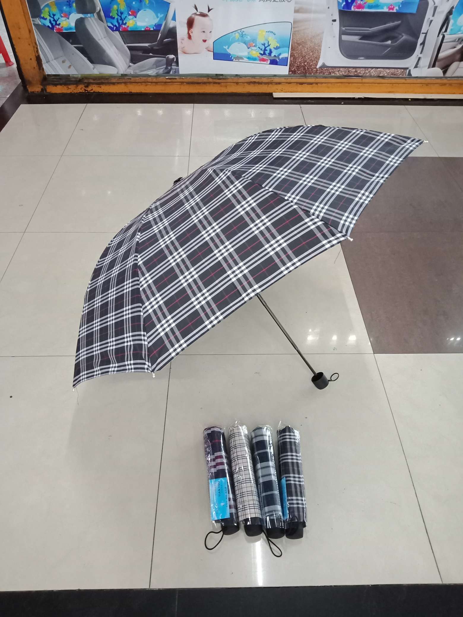 3608色织格细节图