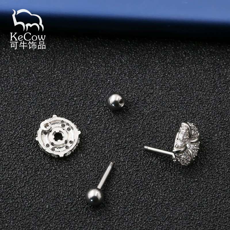 Changsheng Jewelry's original zircon mini titanium steel ear studs, personalized women's earrings wholesale Application Scenario
