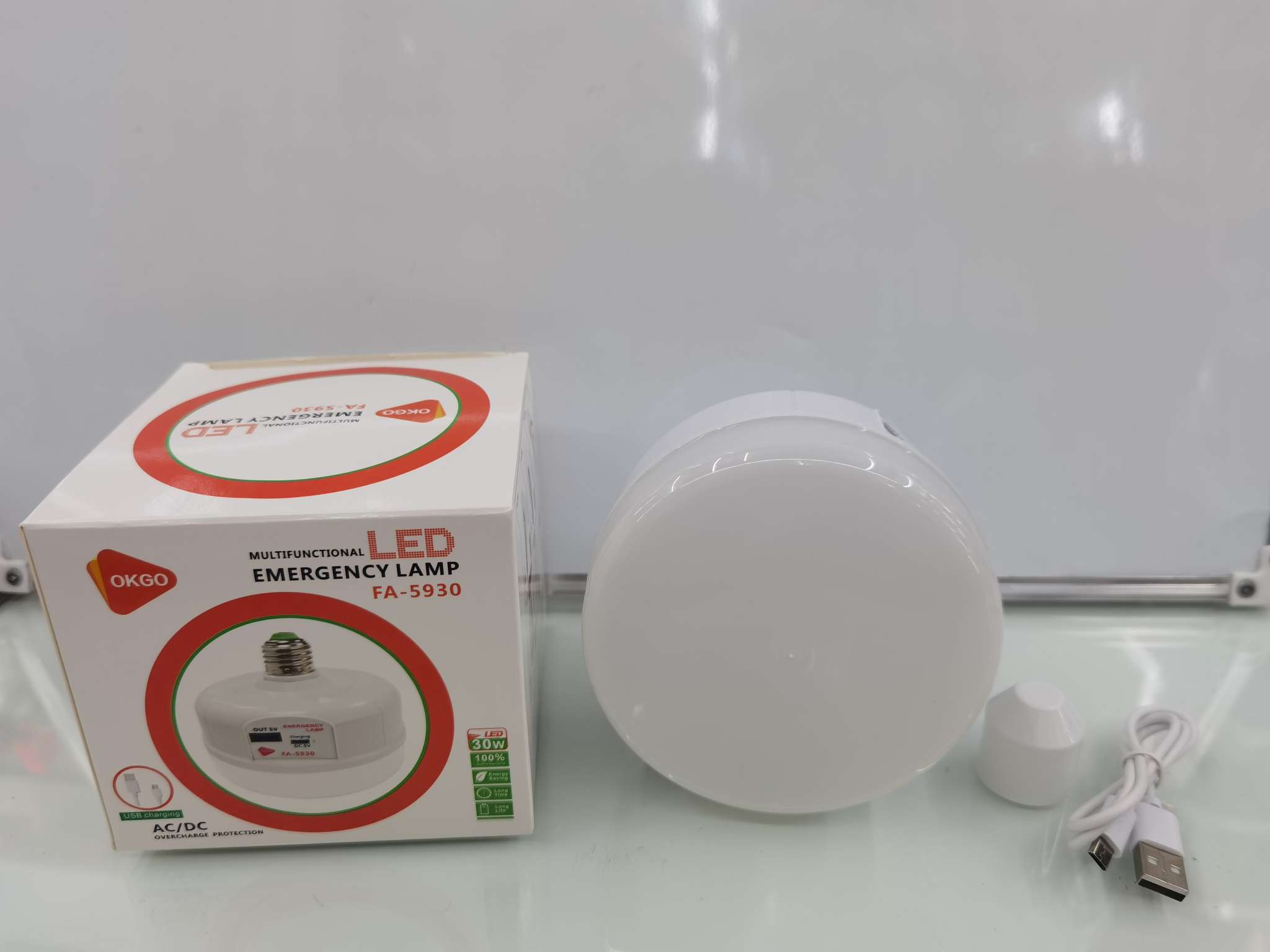 Emergency charging bulb Specification image