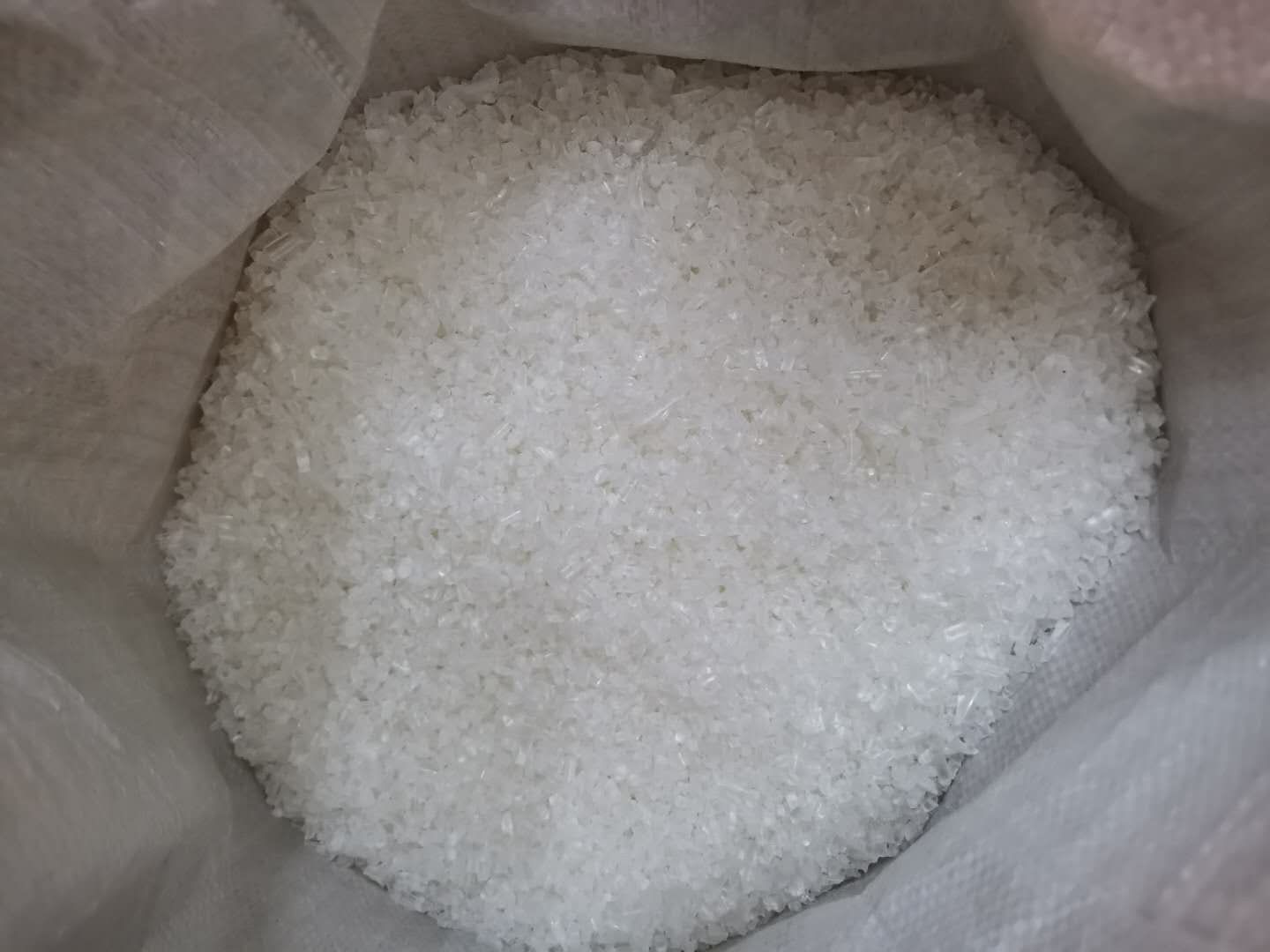 TPU transparent crushed material