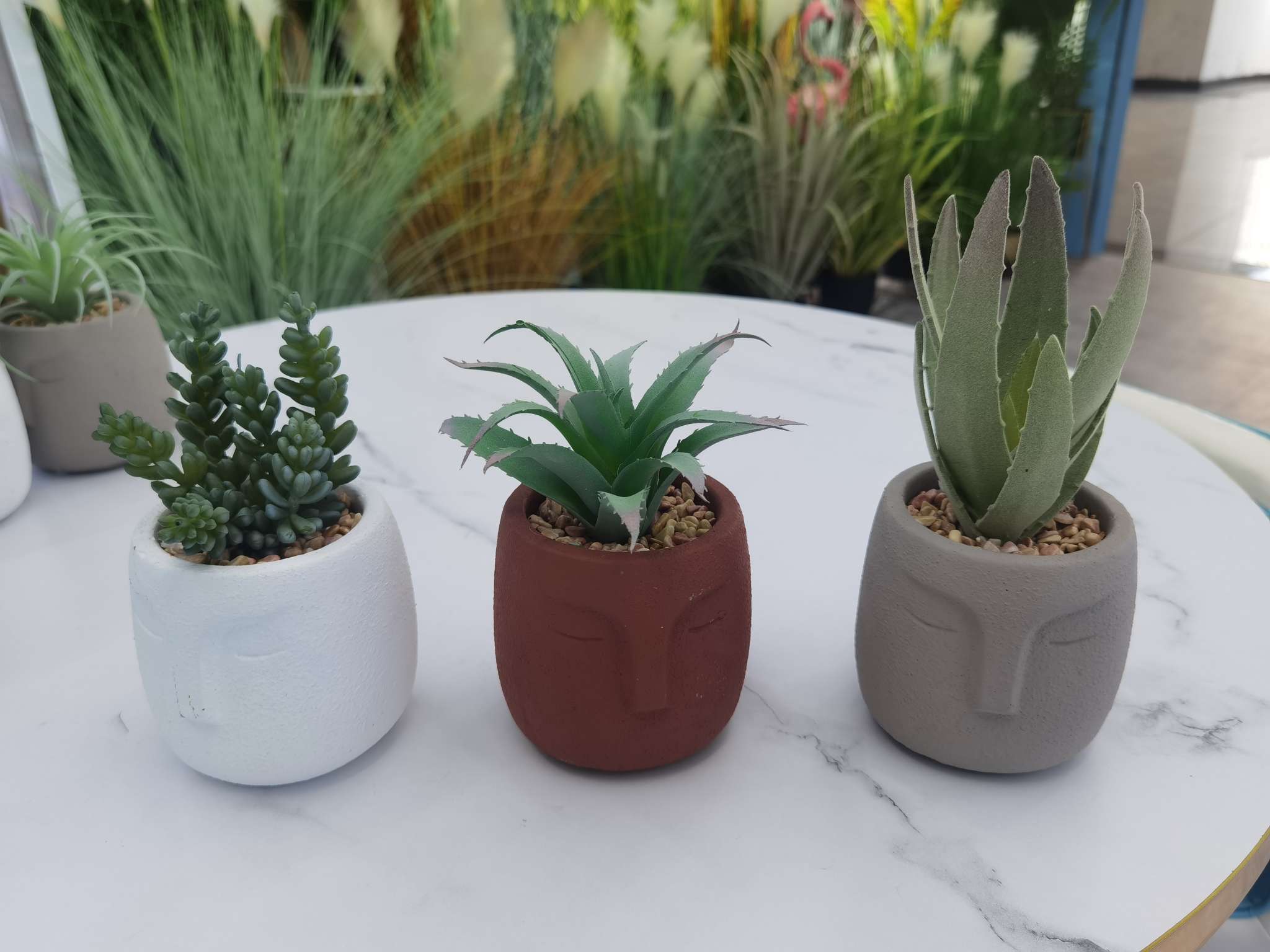 Hanlv Handicrafts Creative simulation succulent plant potted bonsai home decoration ornaments Item Picture