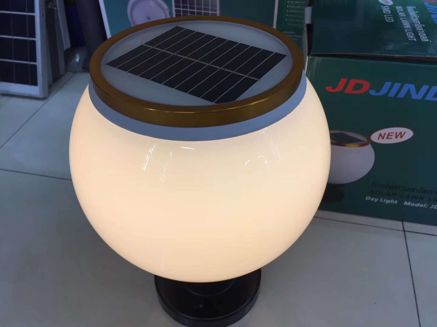 Solar column head lamp Specification image