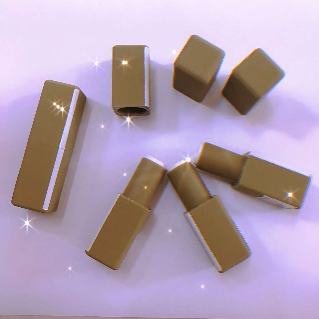 New web Red lipstick lipstick tube magnet rubber paint set with diamonds Item Picture