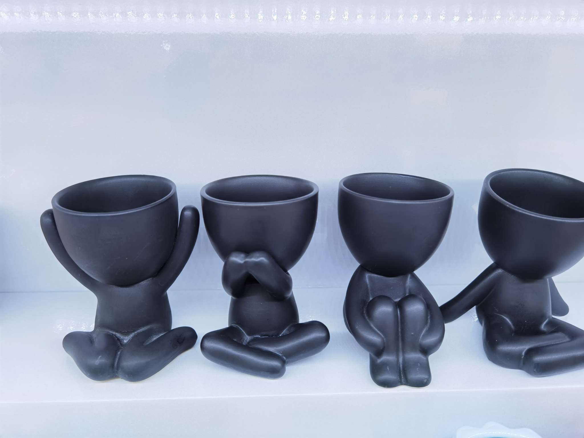 Hanlv Handicrafts' cute and creative ceramic character-shaped doll flower POTS Application Scenario