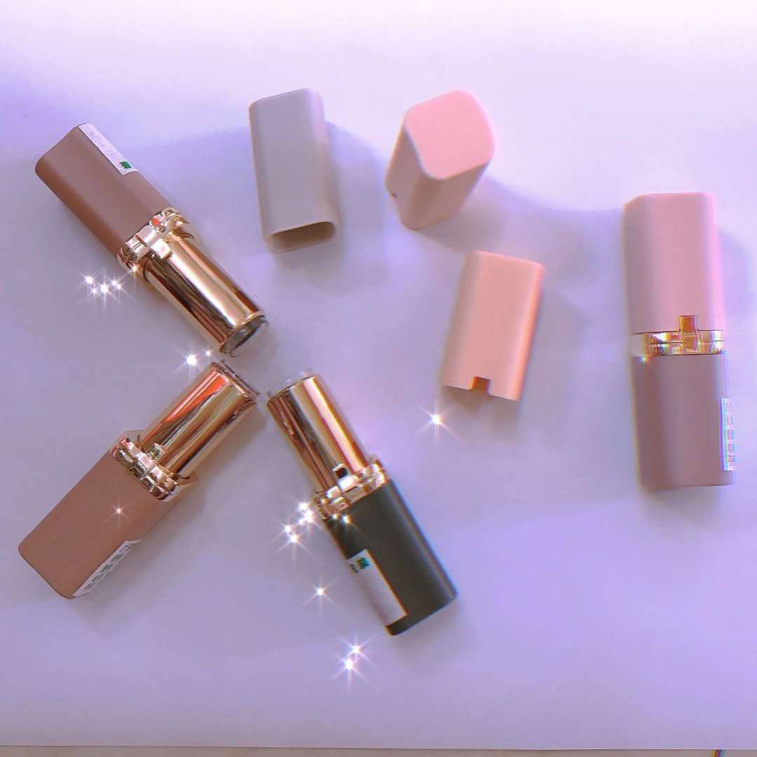 New web Red lipstick lipstick tube magnet rubber paint set with diamonds details Picture