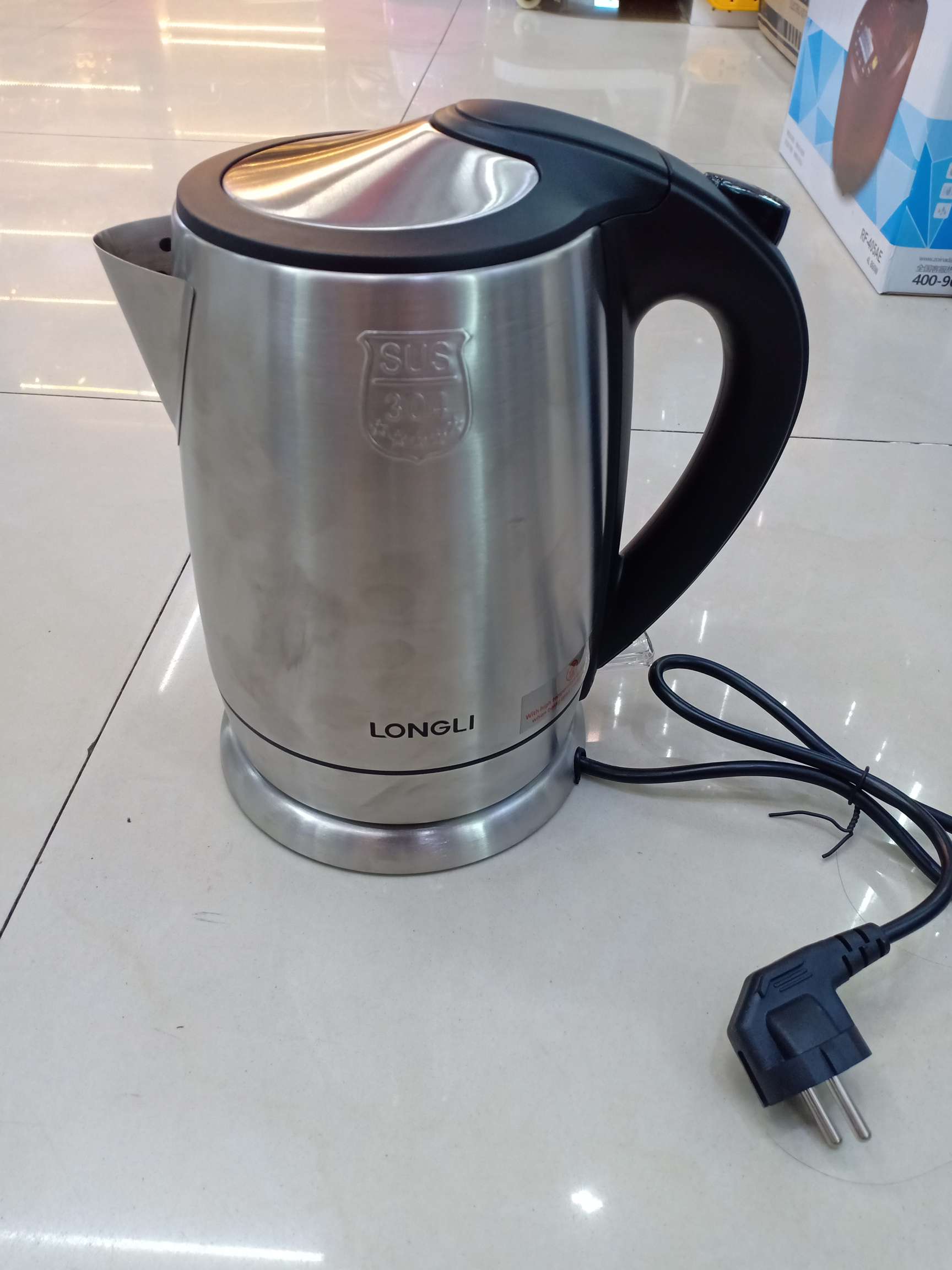 Wholesale of electric kettles for foreign trade export, large-capacity boiling kettles, 304 stainless steel electric kettles, automatic power-off electric kettles from manufacturers Specification image