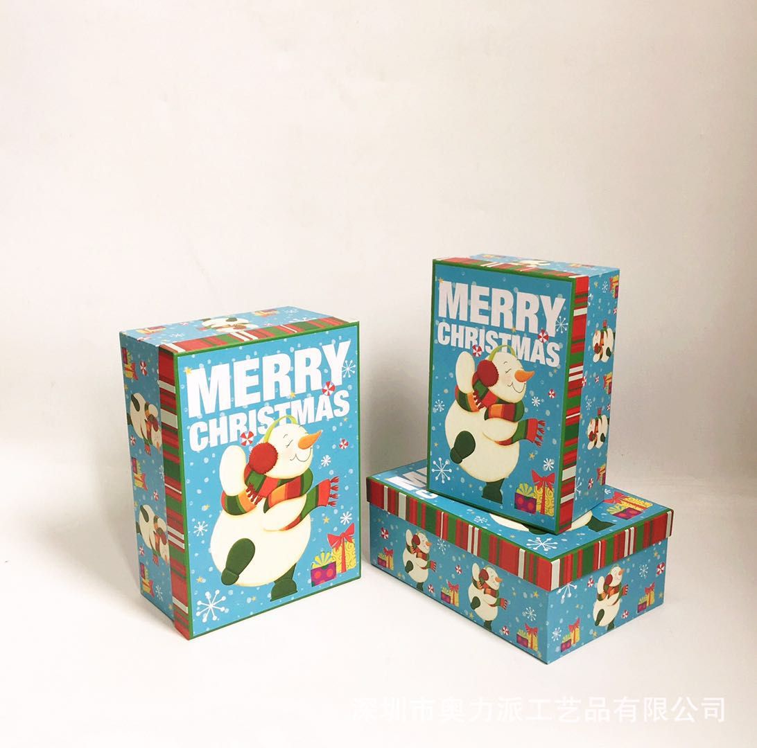 新款圣诞礼品盒 包装盒图