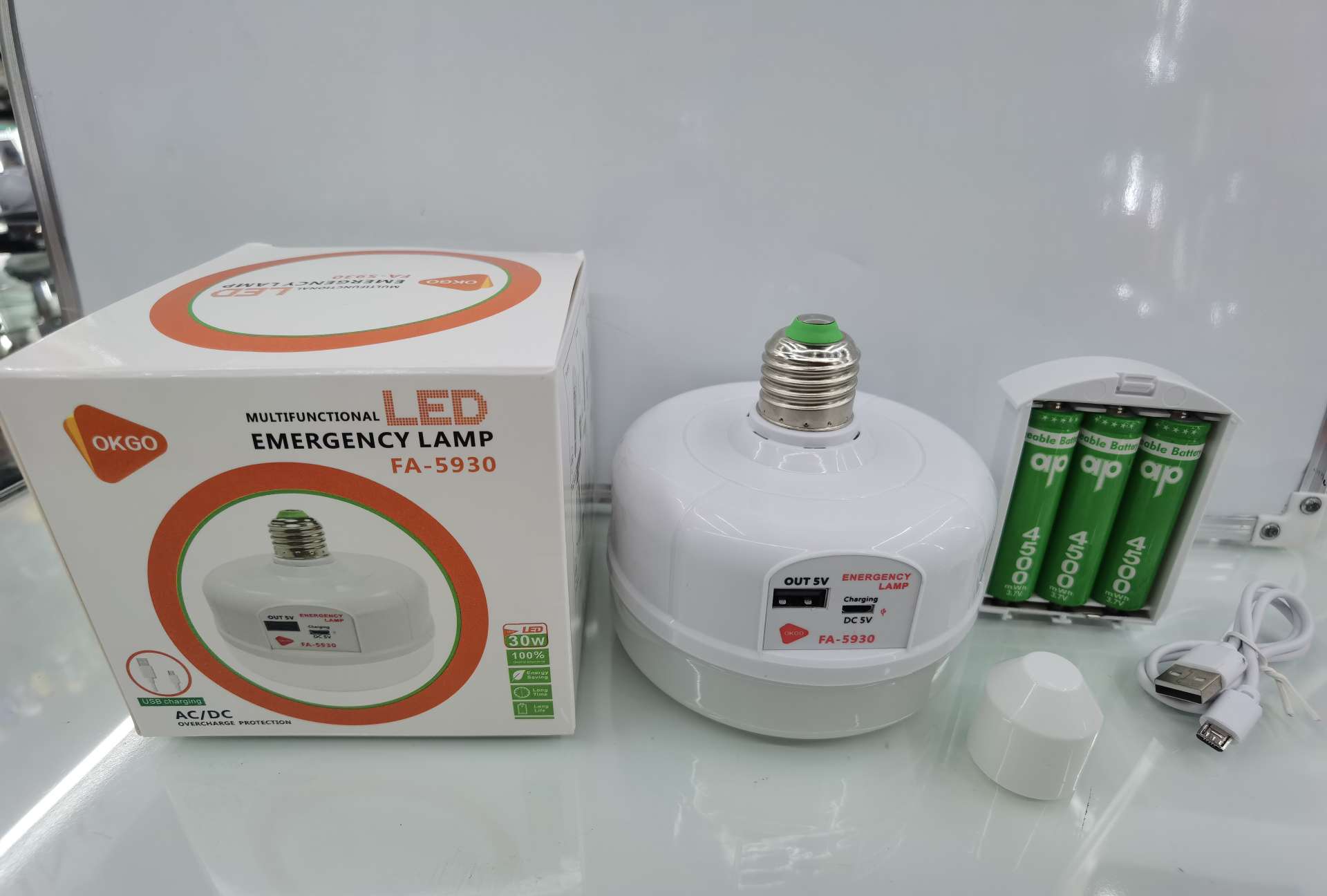 Emergency charging bulb details Picture