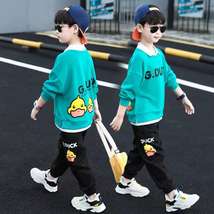 童装男童套装春秋装中大儿童卫衣运动两件套帅洋气韩版潮