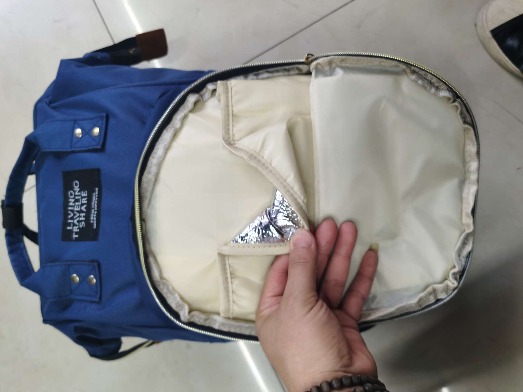 多功能新款妈咪背包，可当书包旅游背包详情图6