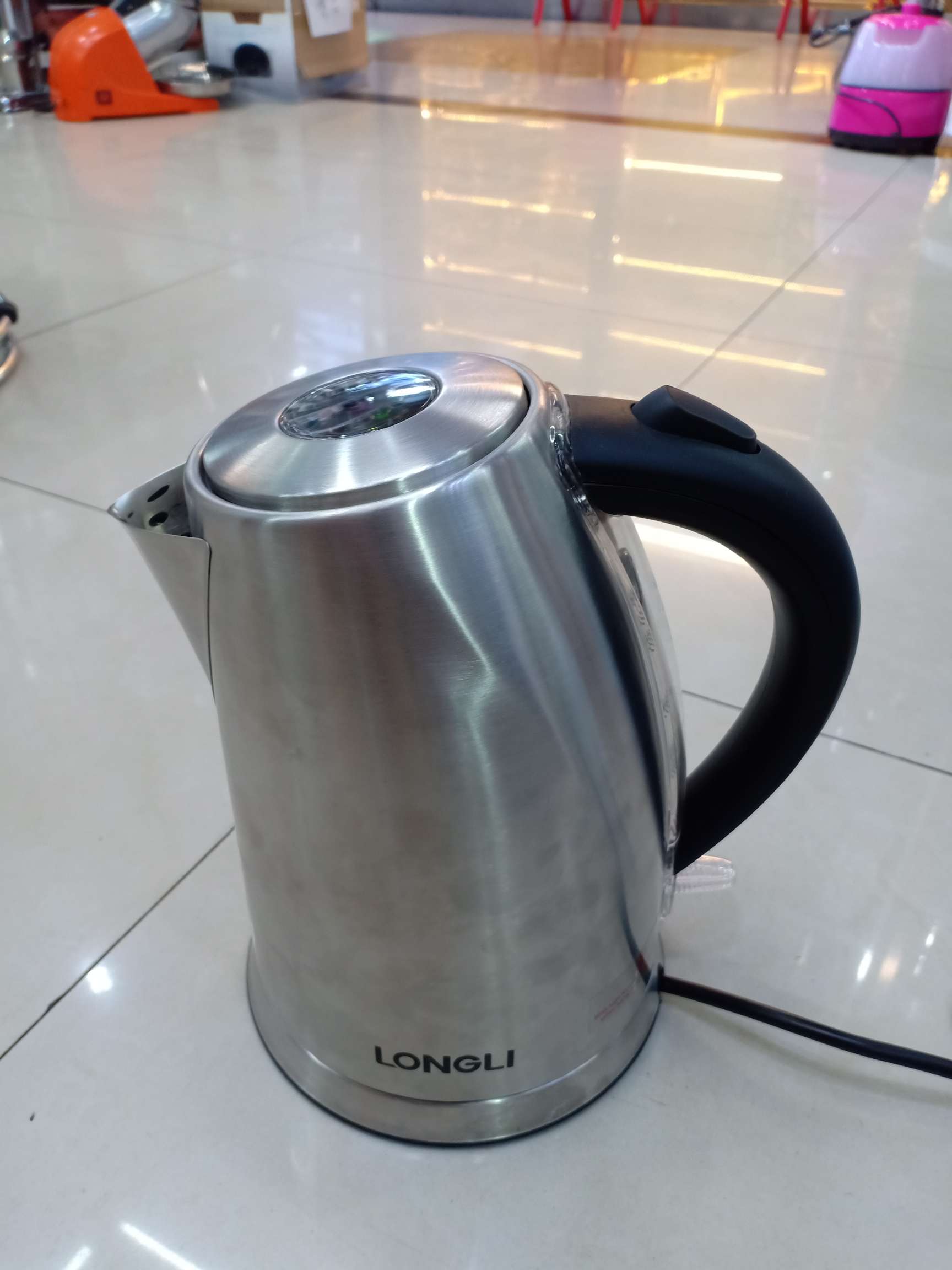304 stainless steel electric kettle, one-piece formed inner pot electric kettle, automatic power-off heating kettle, foreign trade export Item Picture