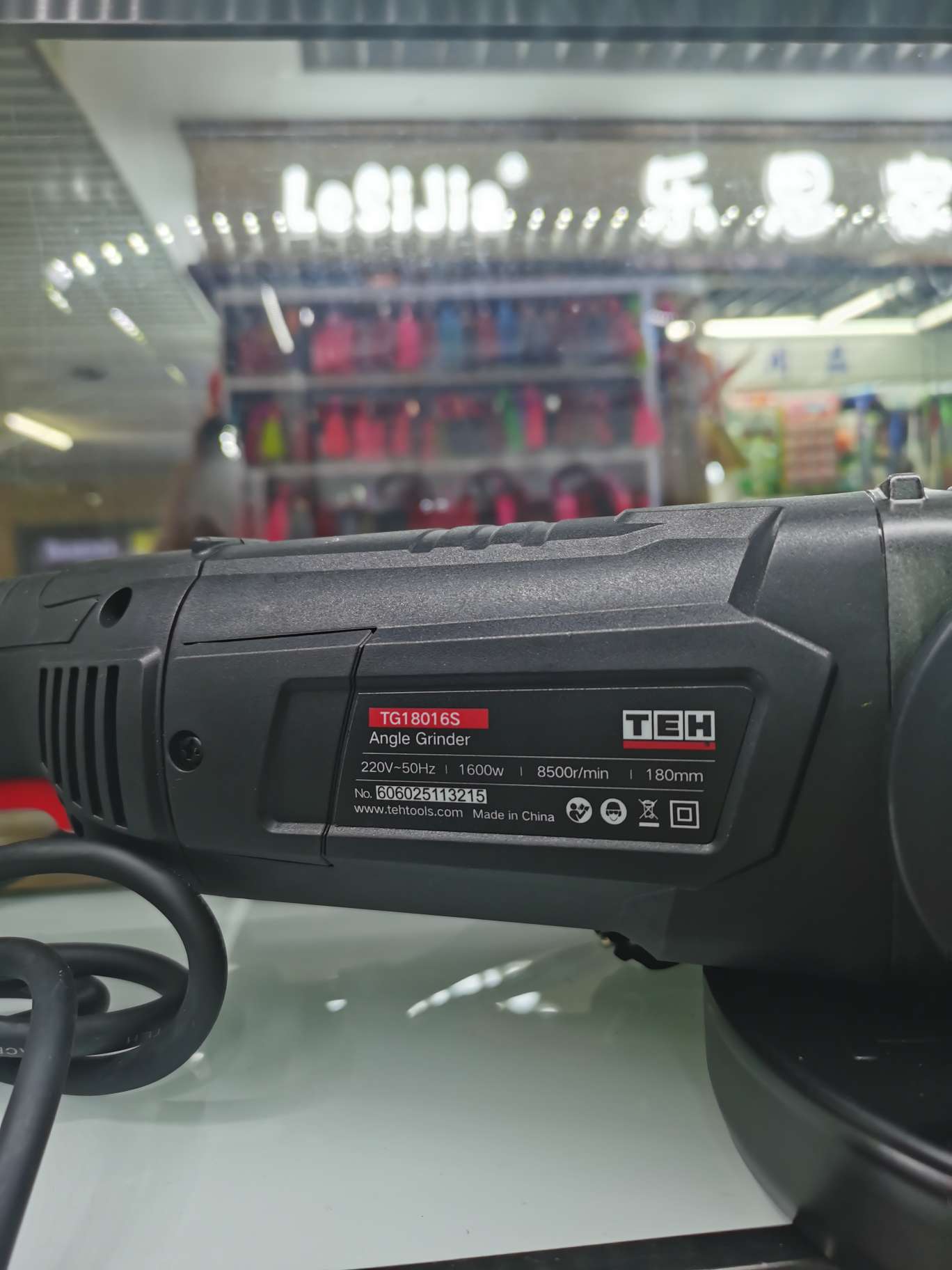 Angle Grinder 180Mm 1600W Soft Start角磨Tg18016s details Picture
