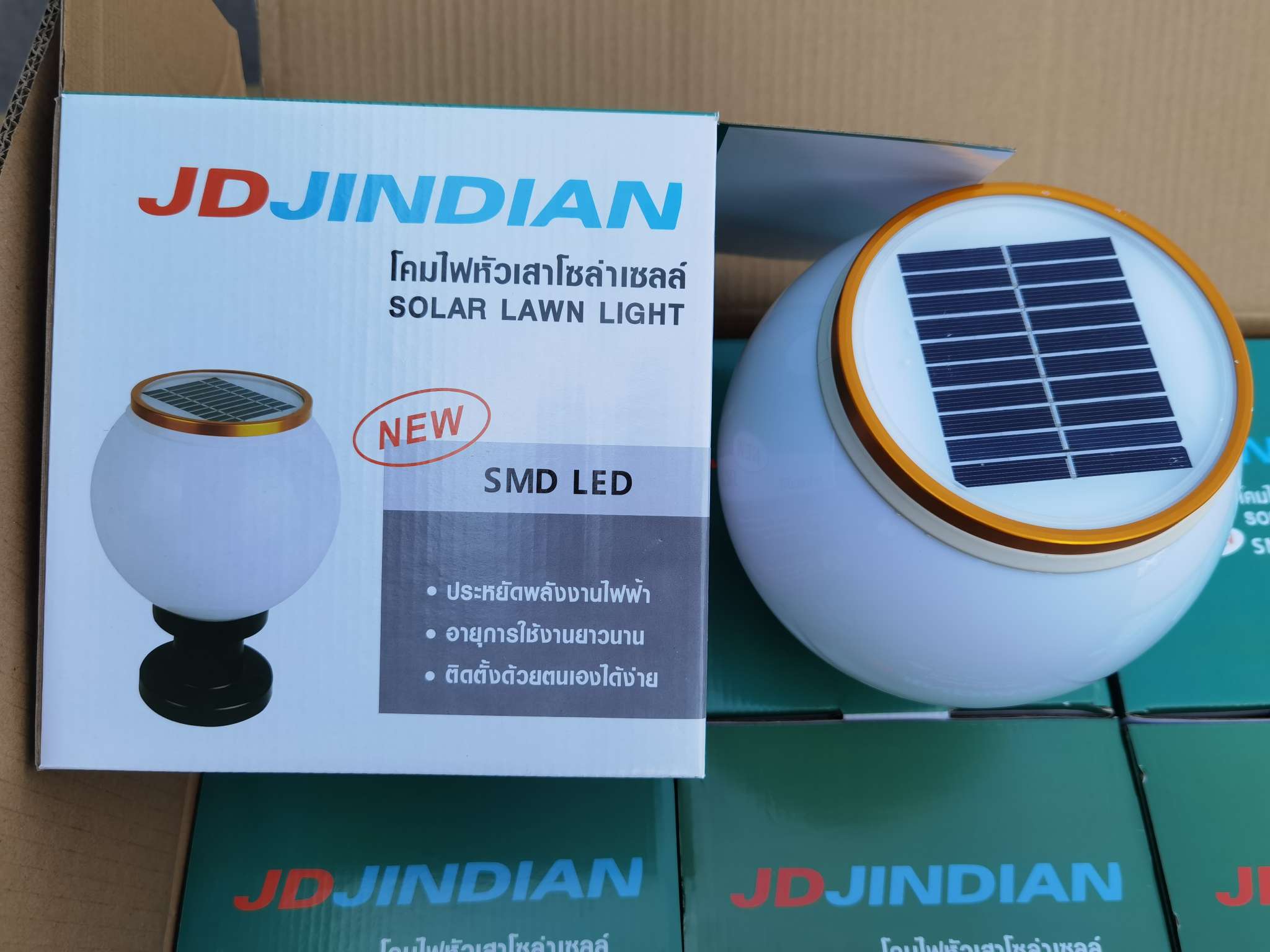 Solar column head lamp Item Picture