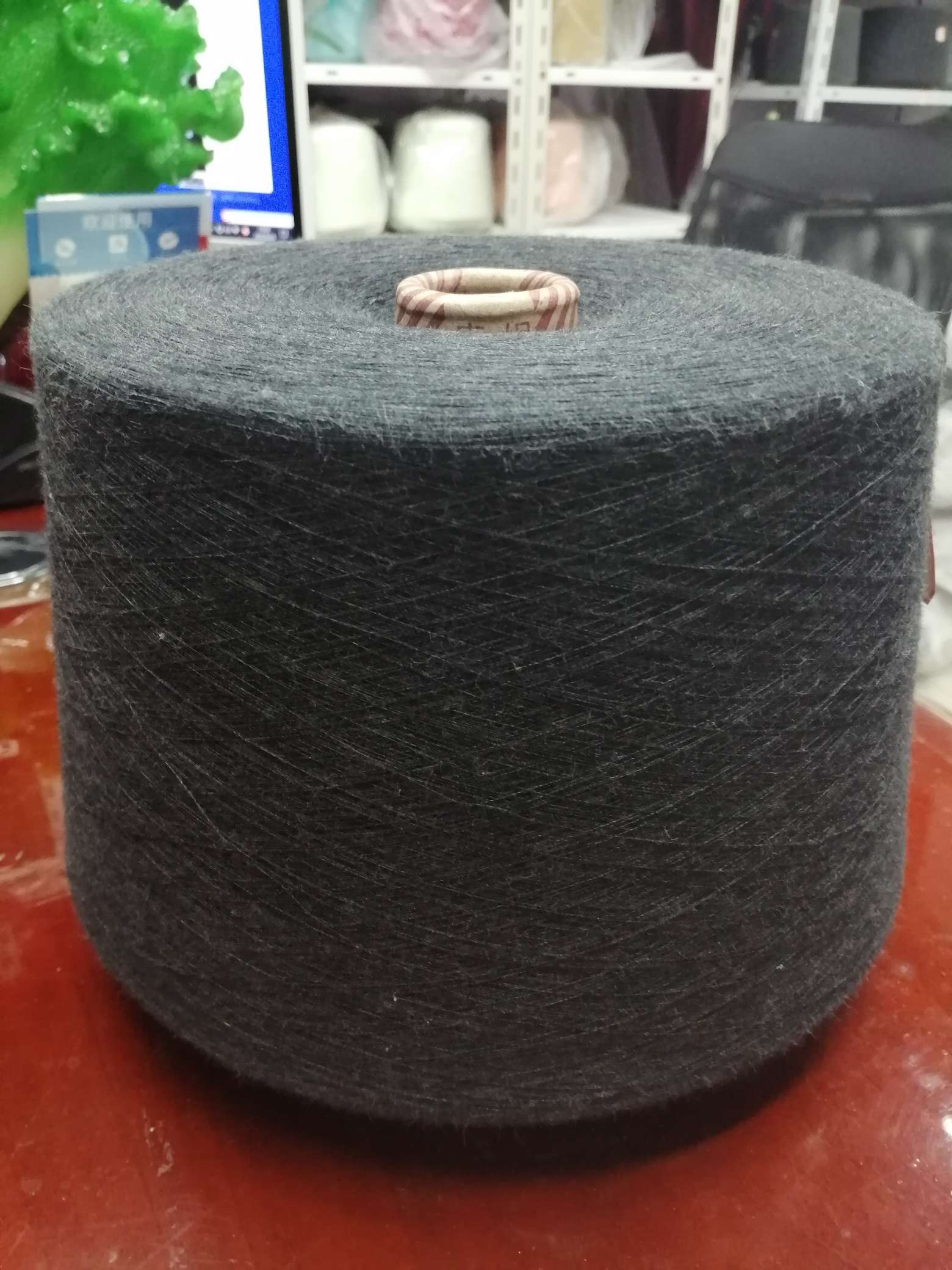 Pure Cotton Spinning Line All Cotton Colored Cotton Yarn High Quality 21 32 Pure Cotton Yarn Dark Grey