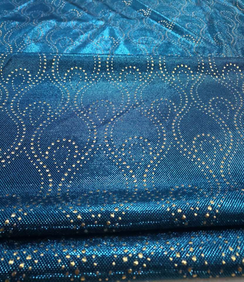 Tail Drop Plastic Bright Silk Cloth Glitter Filigrette Fabric Muslim Head Accessories Scarf Stage Dance Dress Item Picture