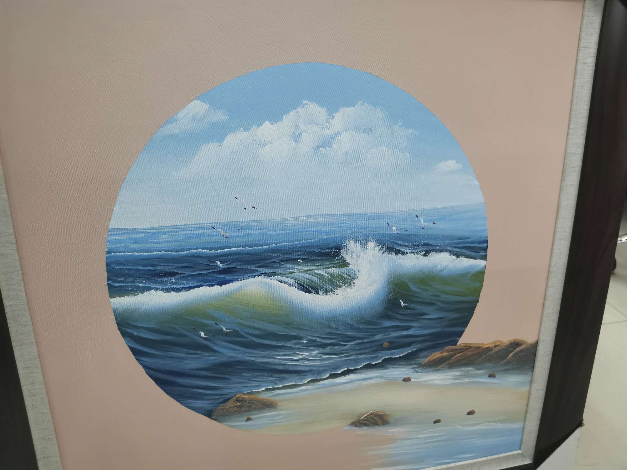 欧式玄关现  代美式梵高油画手绘餐厅欧式走廊花卉有框画简美