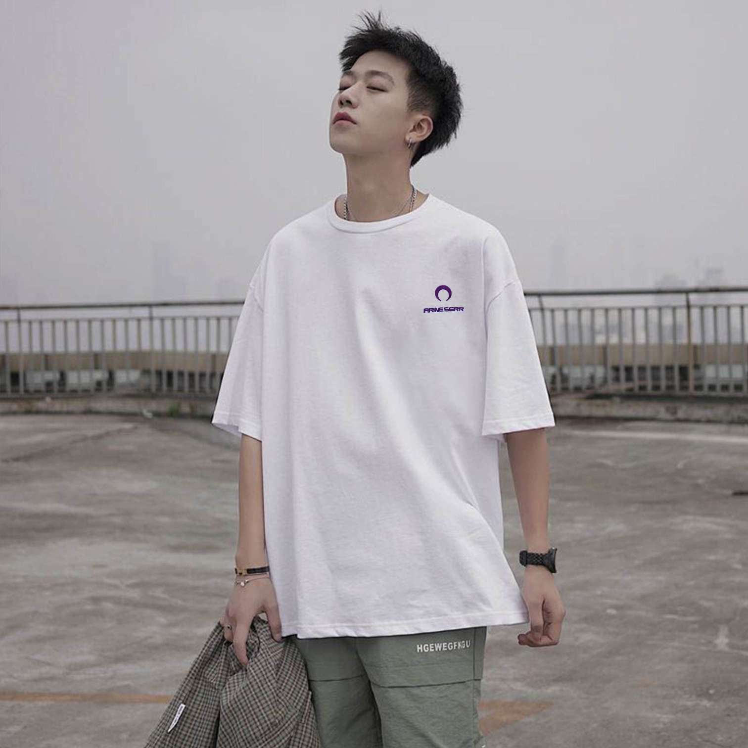Korean version of the fashion hoodie loose versatile long sleeve round neck thumbnail