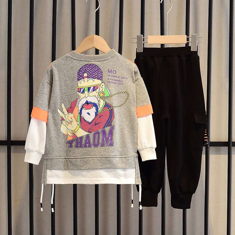 儿童装男童秋装套装2020秋季韩版运动休闲帅气两件套春秋款中大童细节图