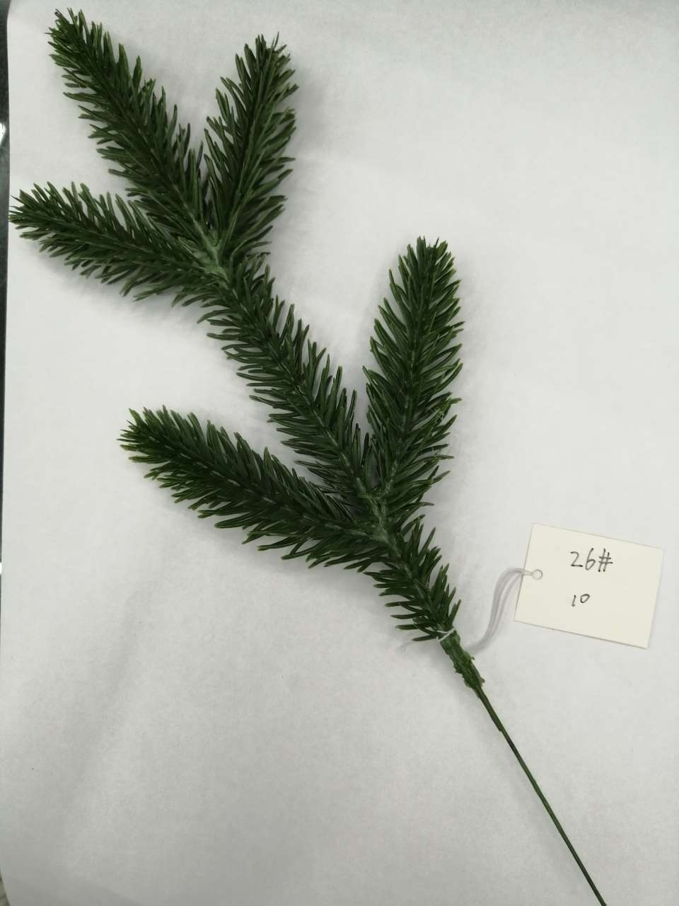 Christmas PE large five-pronged pine needles and branches