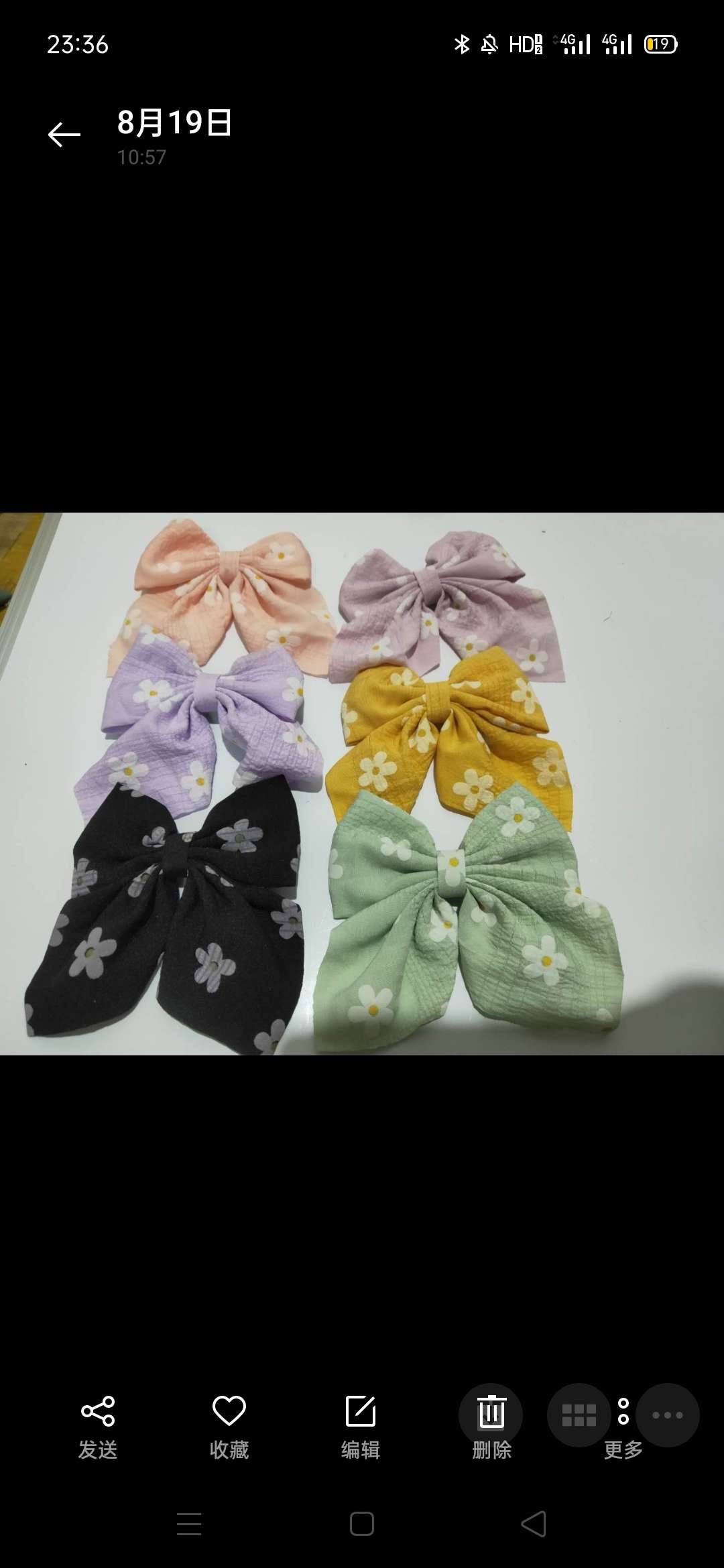 小号燕子小花领结产品图