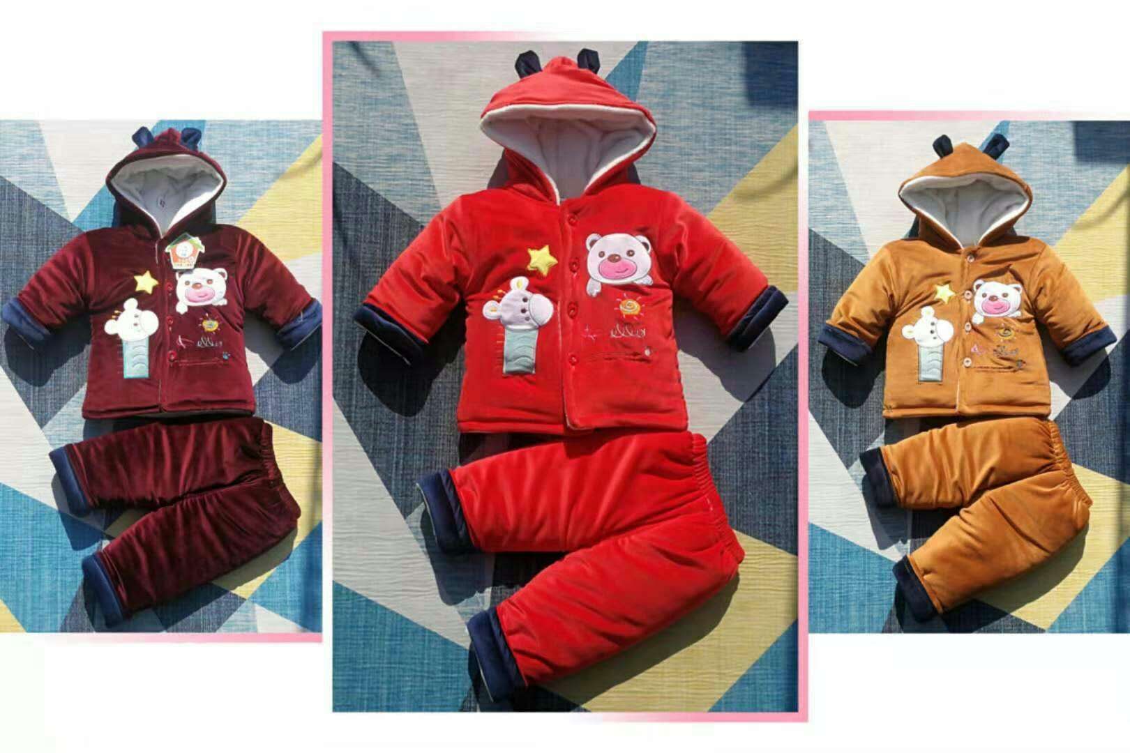 Piglet printed cotton suit thumbnail