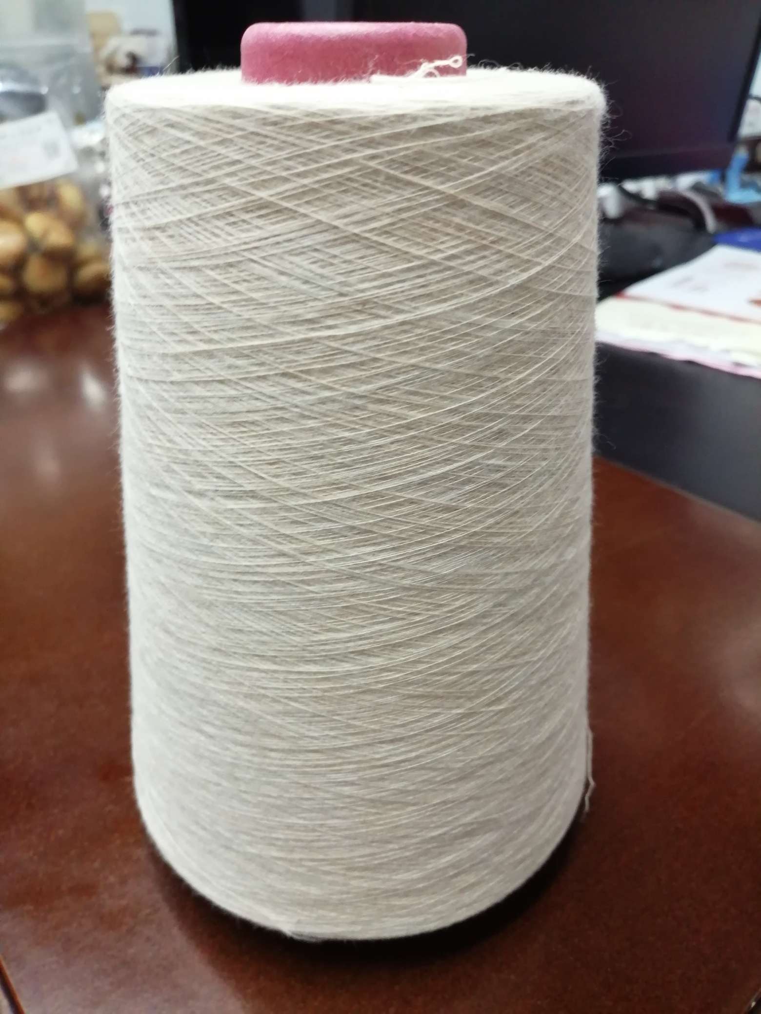 Cotton thread, cotton yarn, baby thread, pure cotton wool thread, all-cotton hand-woven shallow camel