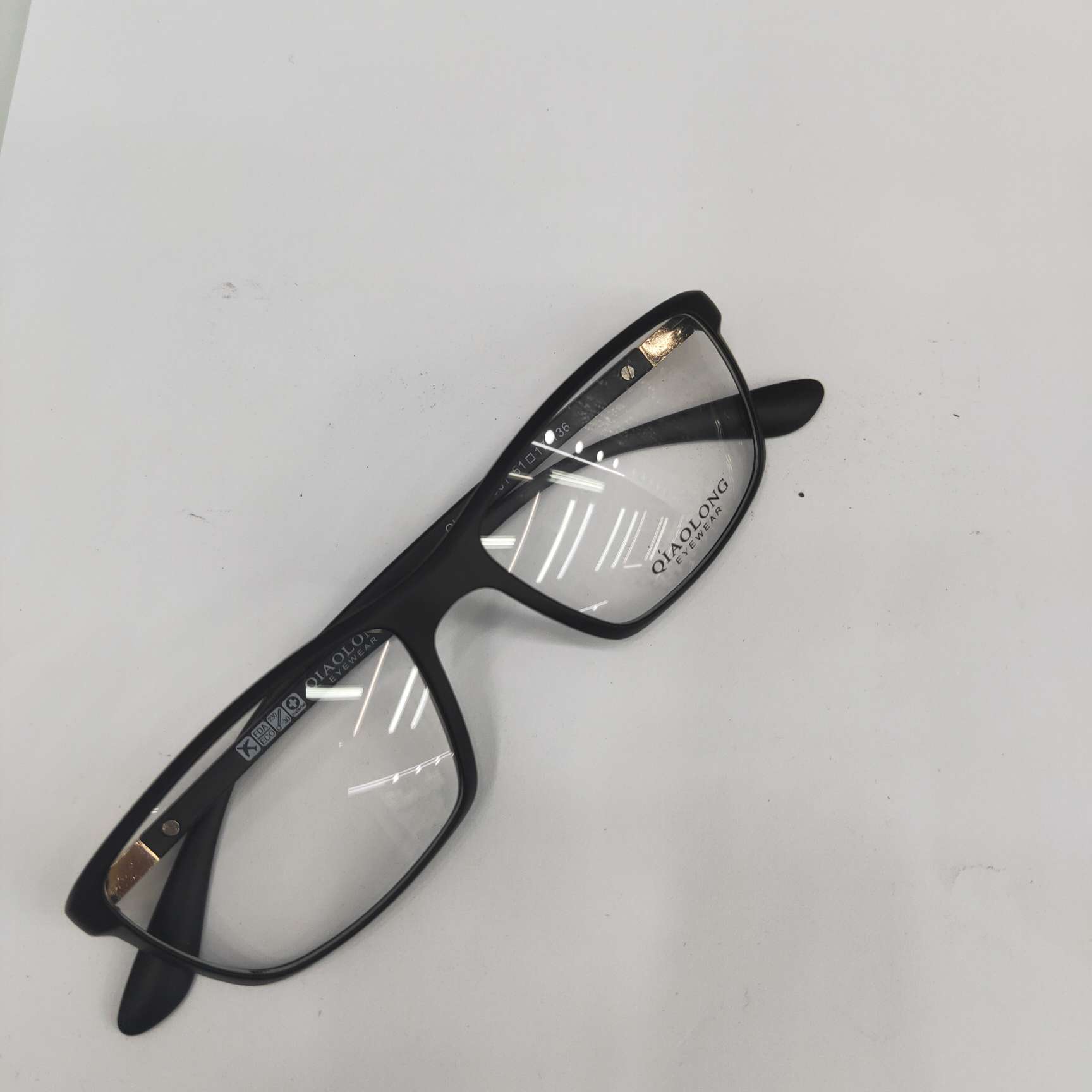 Qiaolong plastic steel spectacle frame details Picture