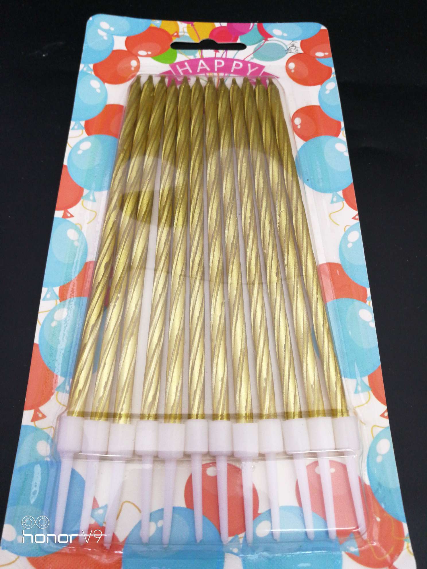 12PC螺纹蜡烛产品图