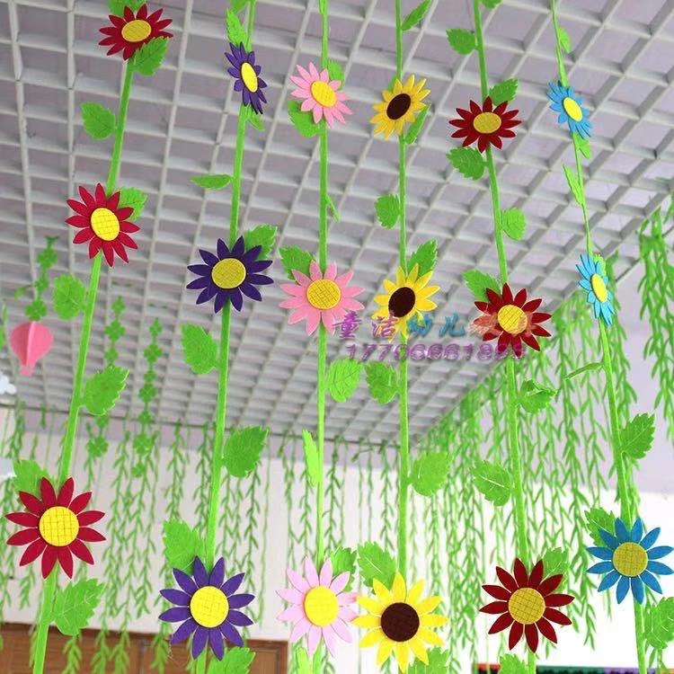 Manufacturers direct to sample custom colorful flowers vine