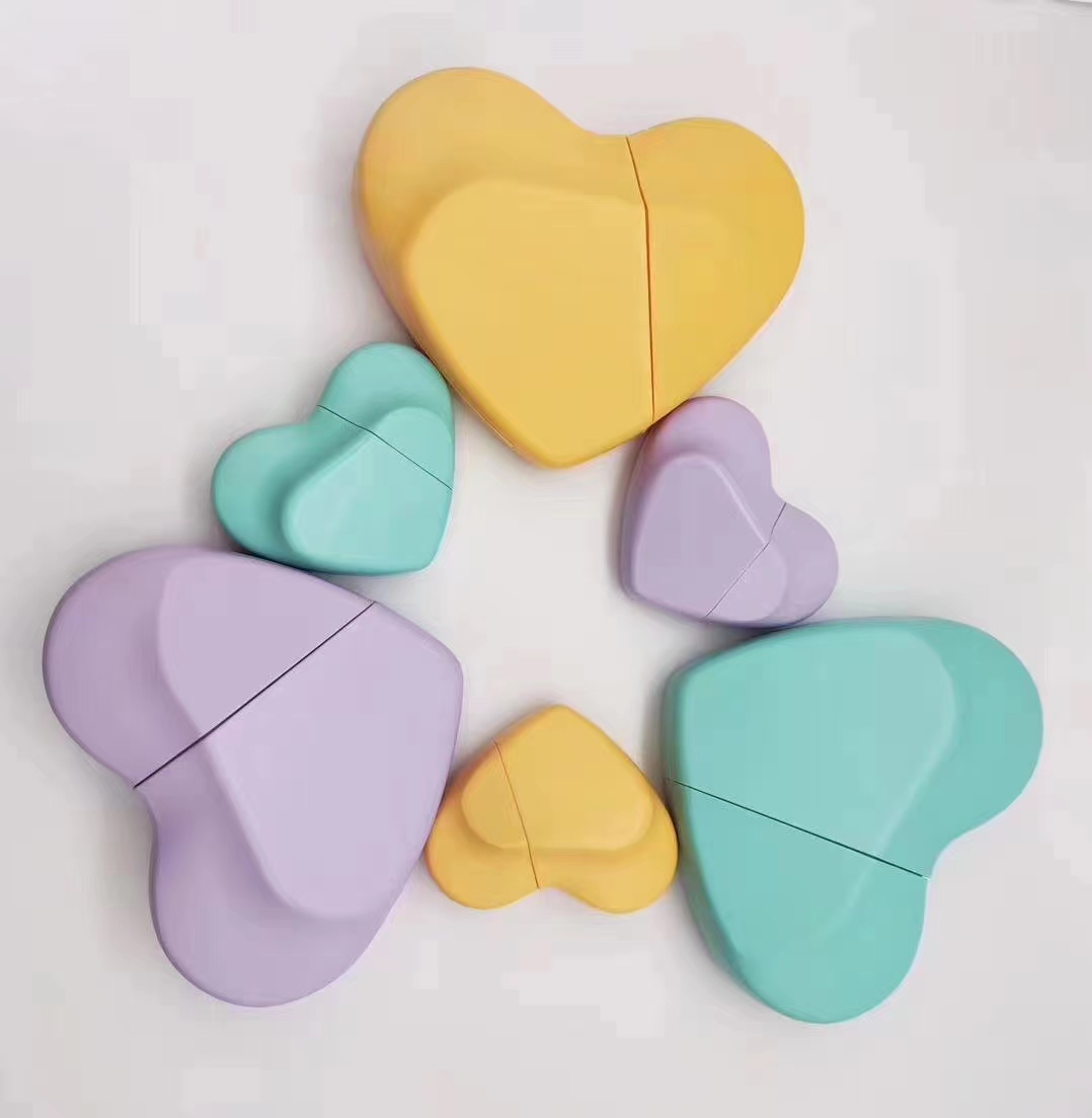 Heart Foundation bottle Lotion bottle replaceable pump head