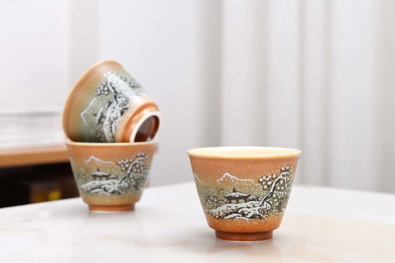 Ruixue Fengnian automatic tea sets details Picture