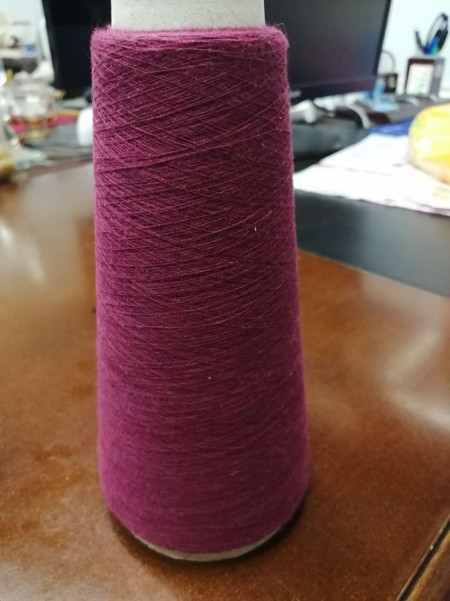 Cotton Yarn Baby Cotton Yarn Pure Cotton Wool All Cotton Hand Woven Deep Purple